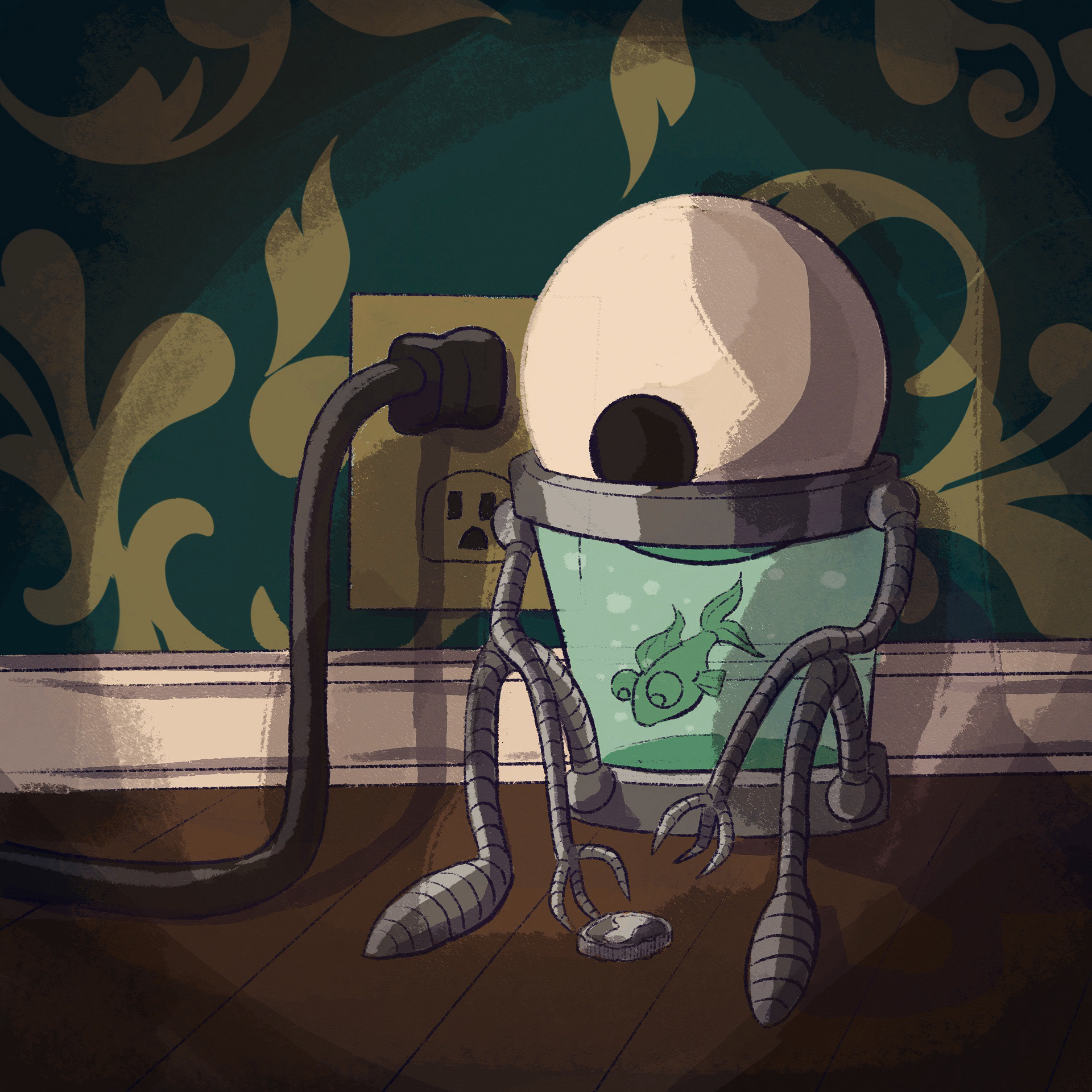 Eyeball Robot Concept, digital, 1080x1080 px