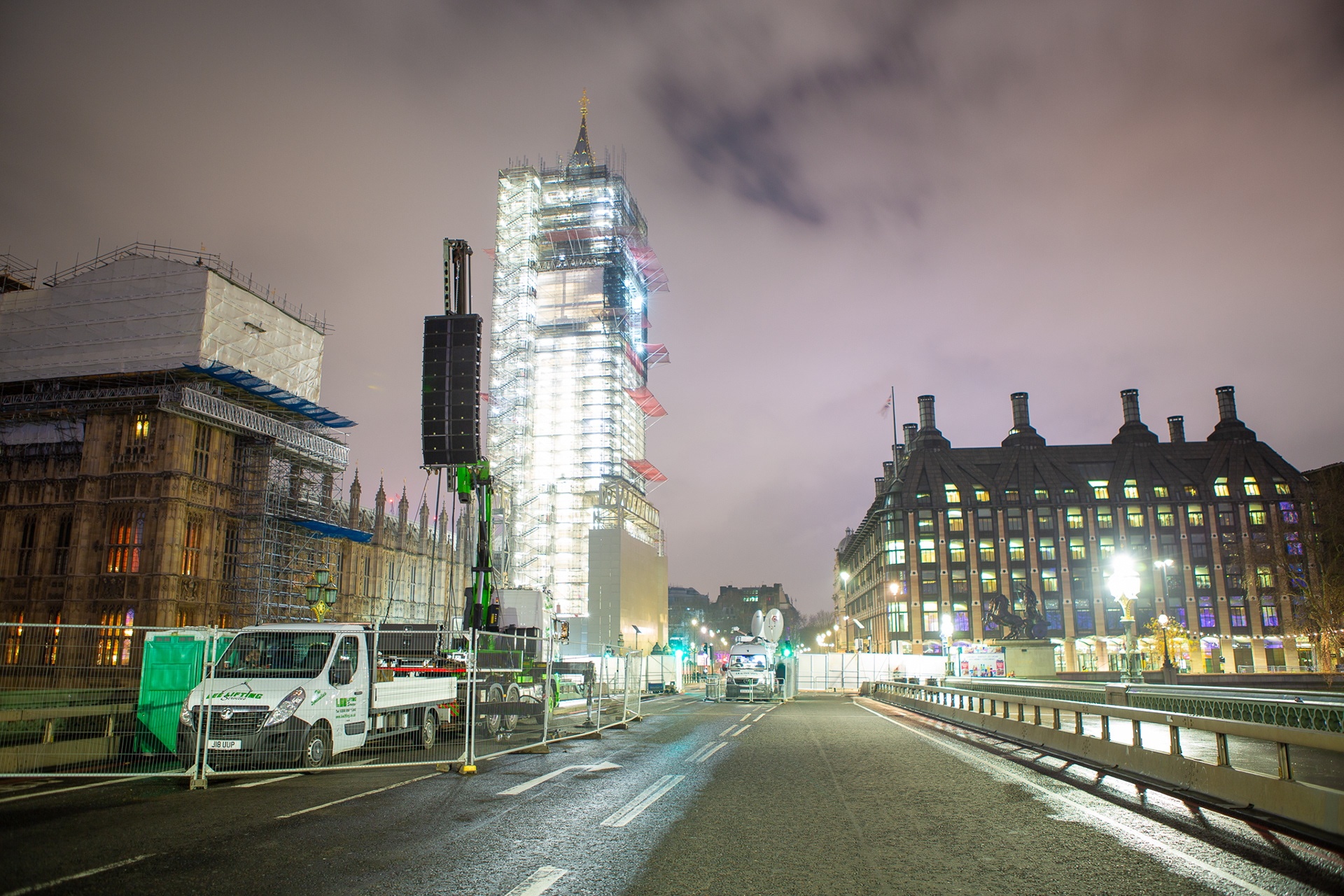 PA Tech, London NYE Fireworks 2019