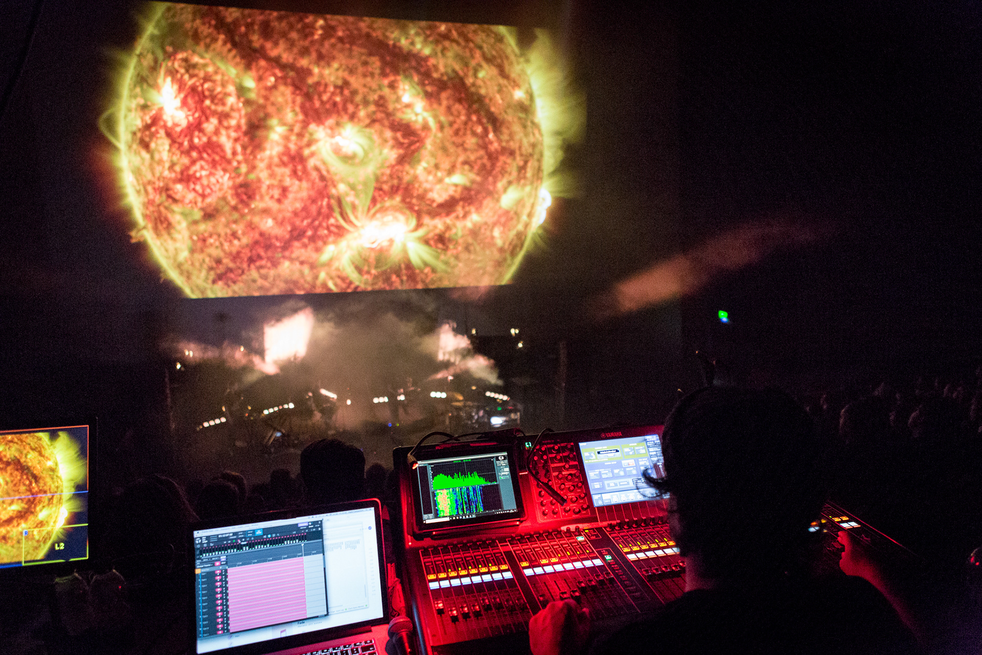 System Engineer & FOH Tech, Portico Quartet @ London Science Museum IMAX 2019