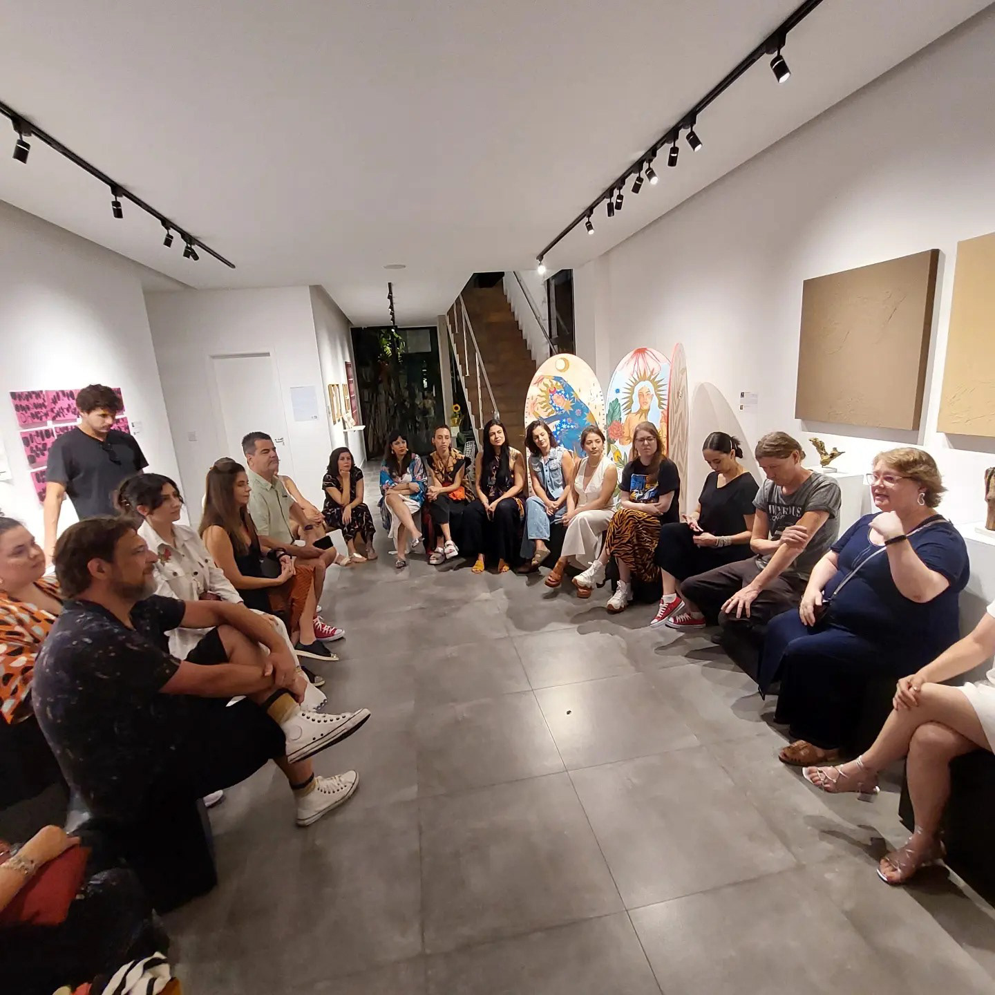 Registro da abertura da Vernissage da Exposição Singularidades, na Galeria Poente | 2024