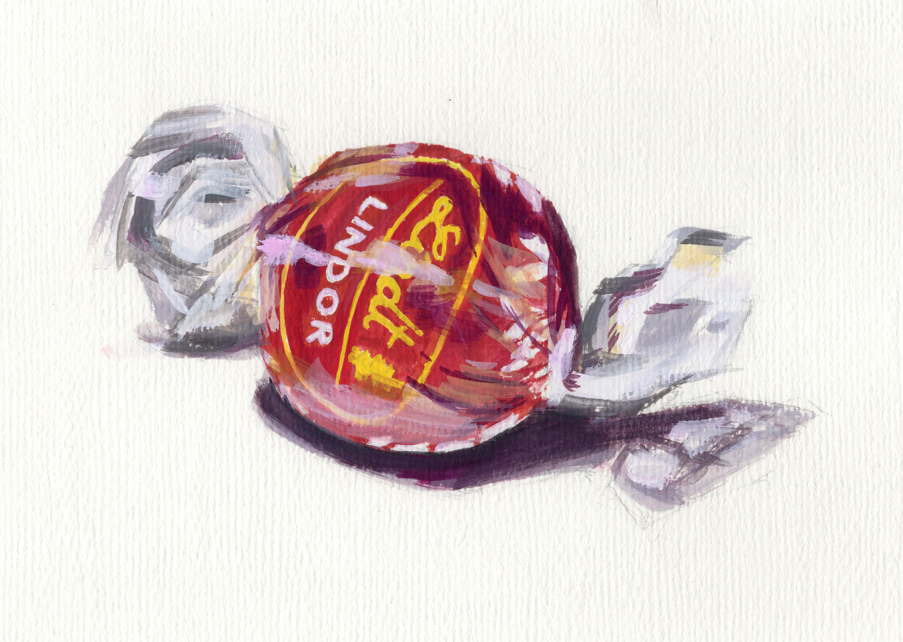 Gouache study of Lindt