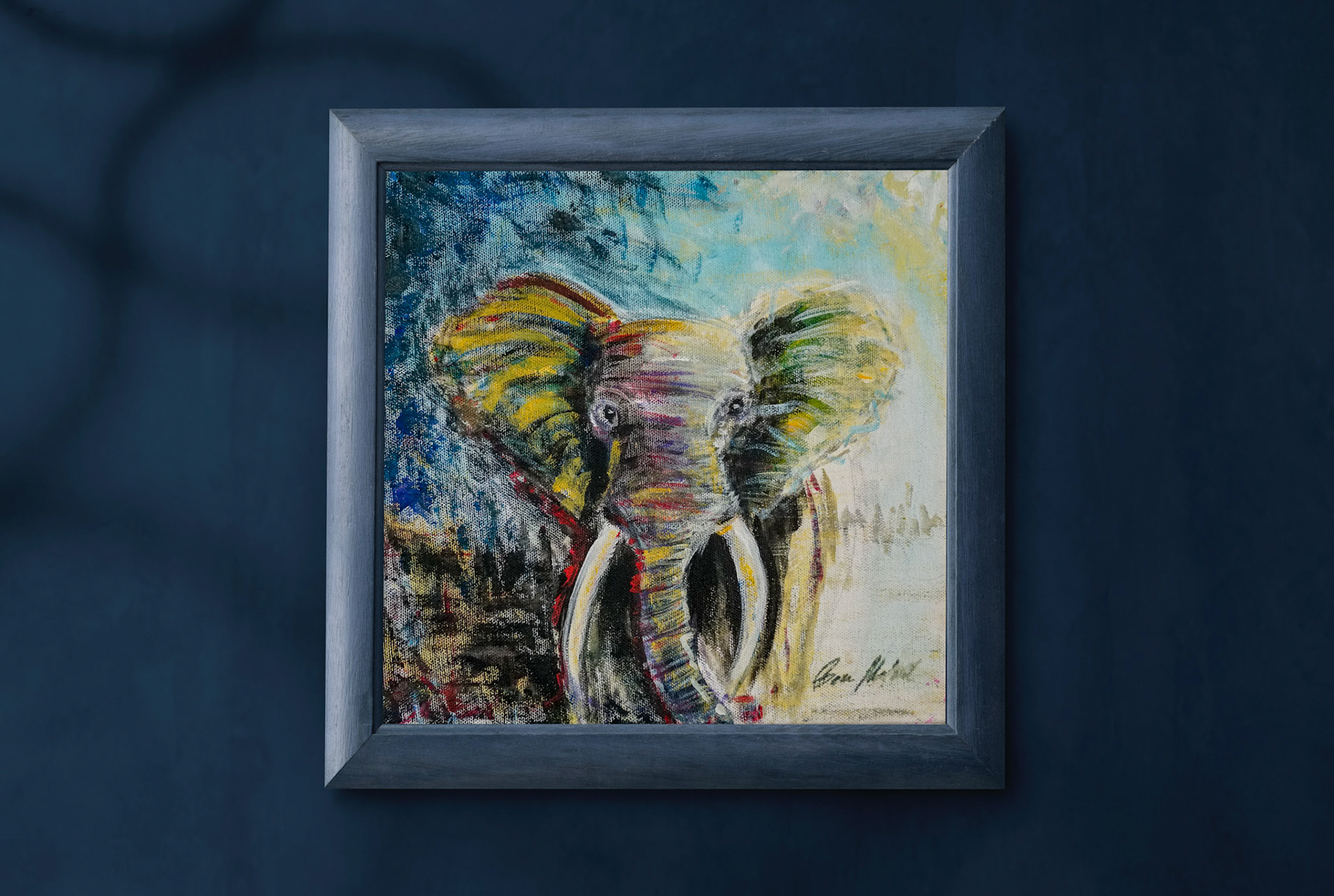 Original Oil Painting Display