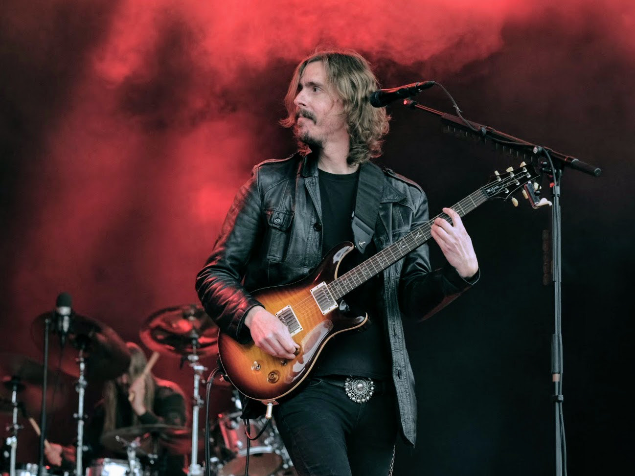 Mikael Åkerfeldt of Opeth live at Liseberg, Göteborg. I was looking forward to the promised epic Europe-medley... but it was a fantastic show anyway!