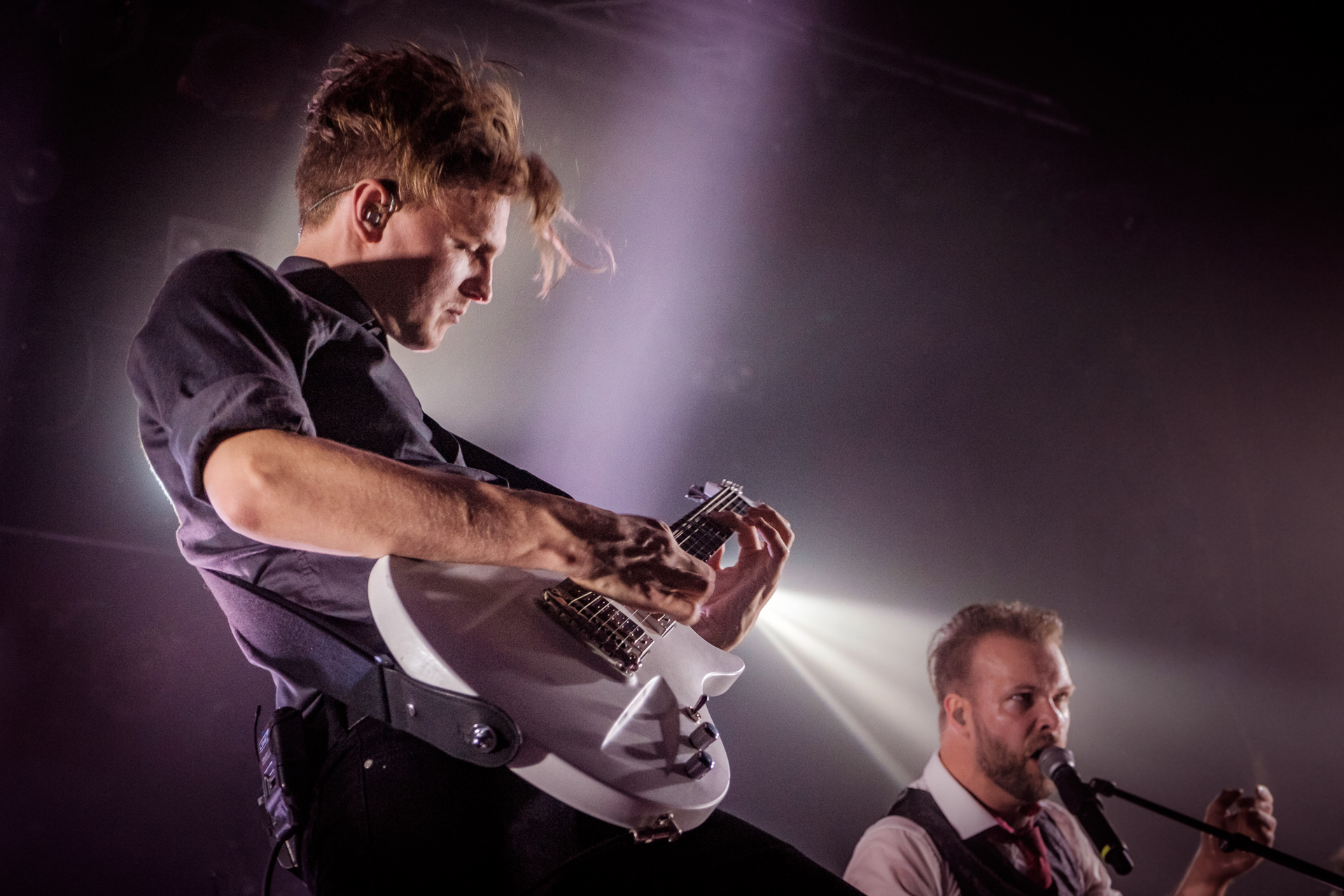 Tor Oddmund Suhrke of Leprous live at Pumpehuset in Copenhagen, Denmark.