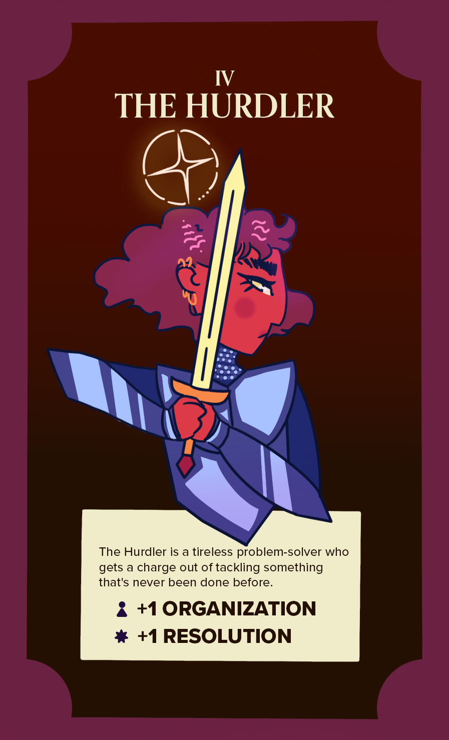 Card + Character Illustration: The Hurdler from Tom Kelley's "The Ten Faces of Innovation"