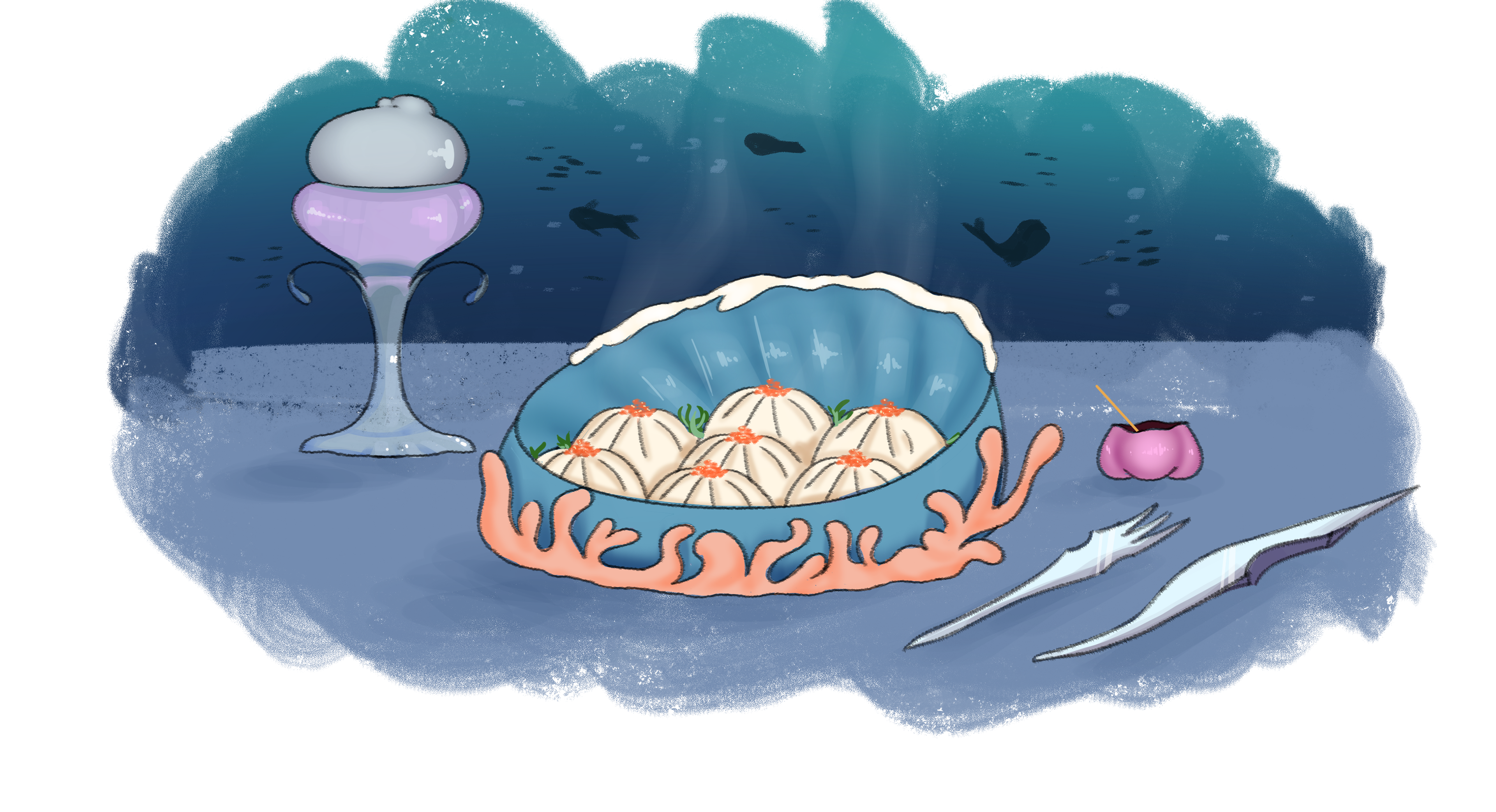 Atmosphere Concept: Under the Sea-food