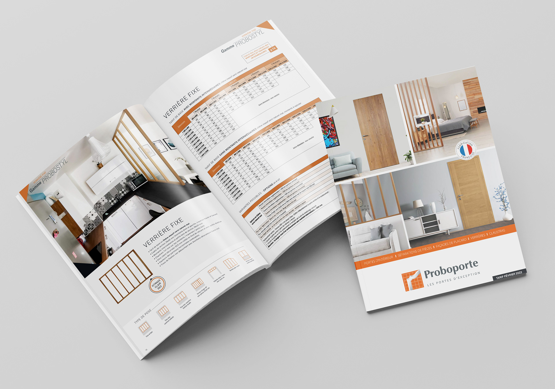 Catalogue Tarifaire - Entreprise Proboporte