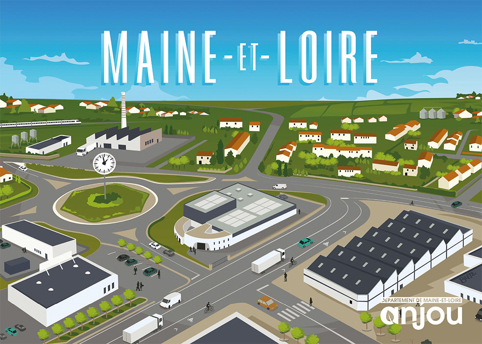 Illustration "Industrie" pour le département de Maine et Loire
