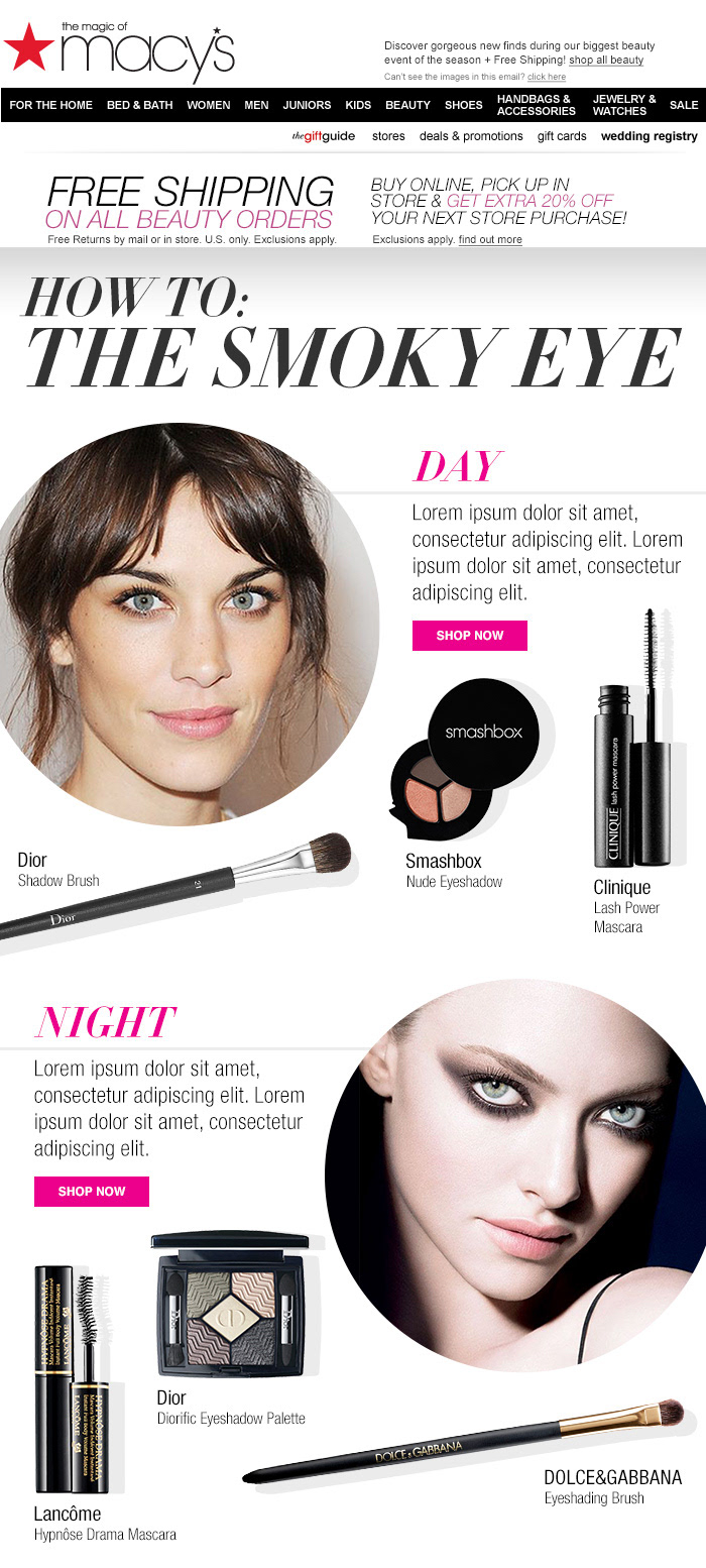 Beauty How-To Email