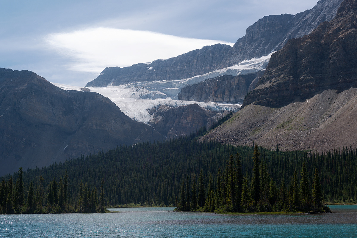 Glacer over Bow Lake