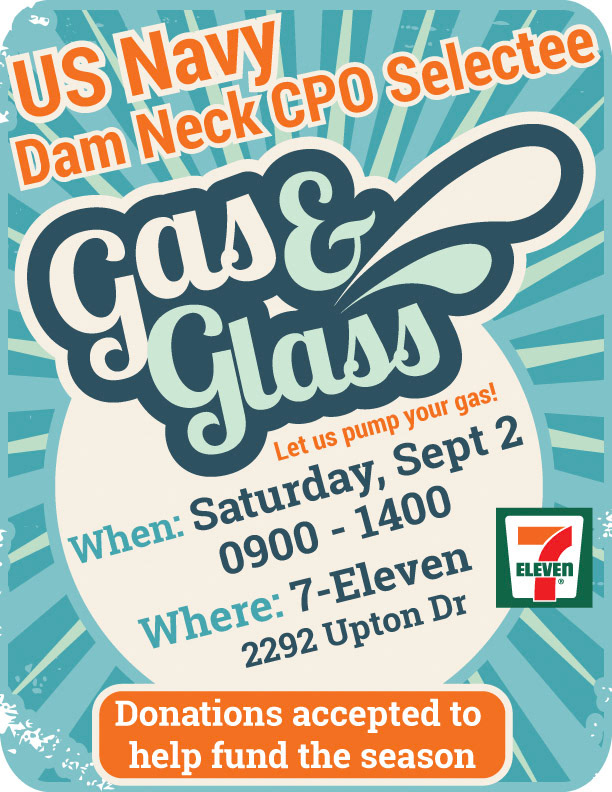 Chief Mess web fundraiser flyer