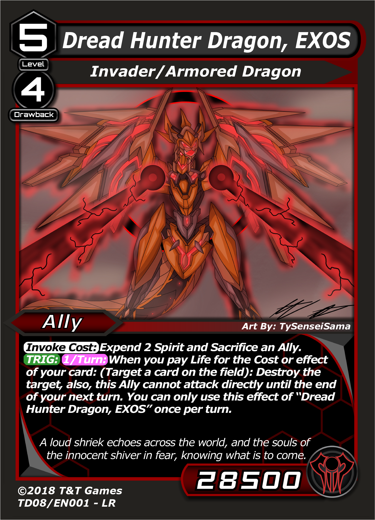 Dread Hunter Dragon, EXOS