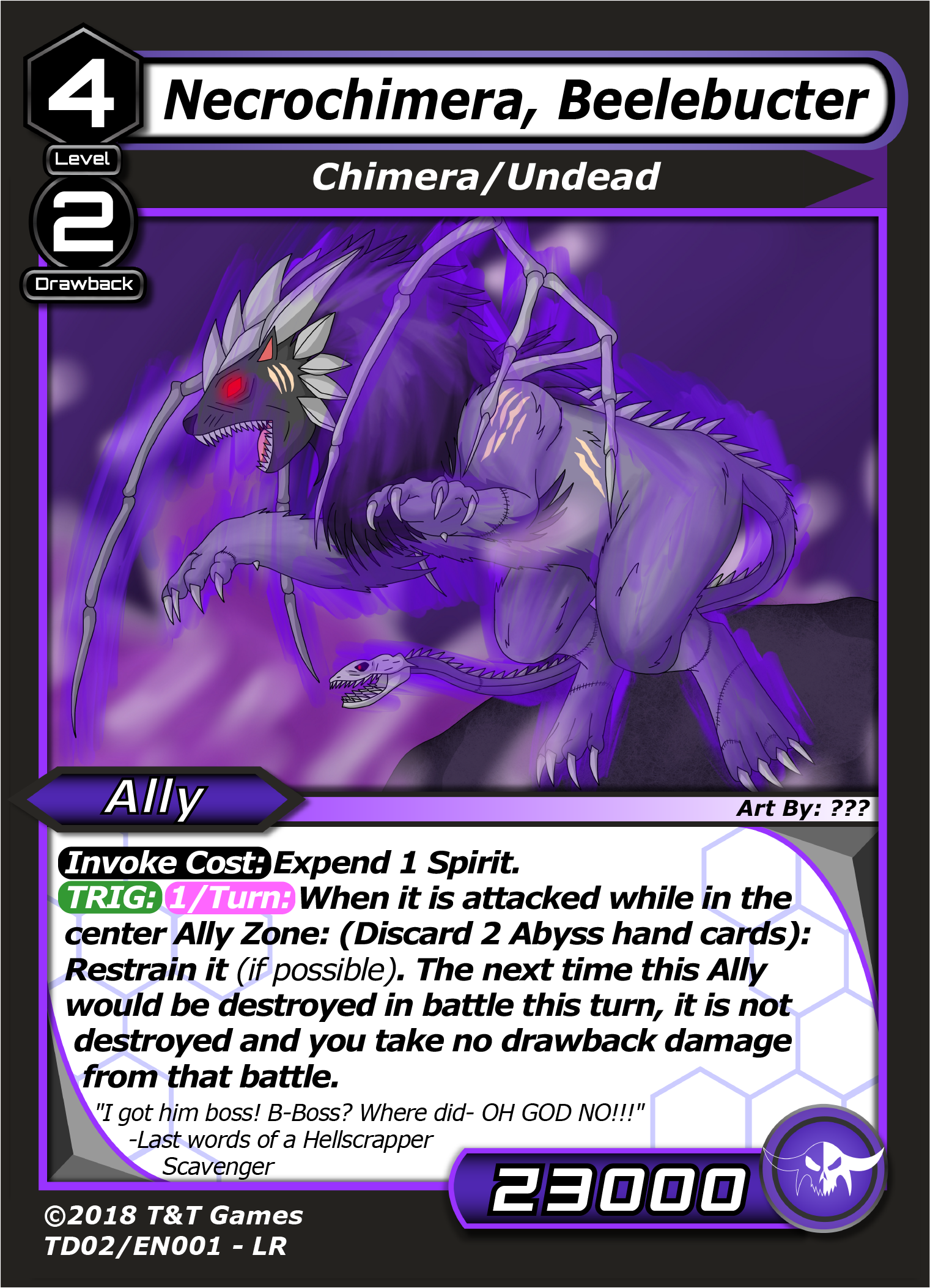 Necrochimera, Beelebucter