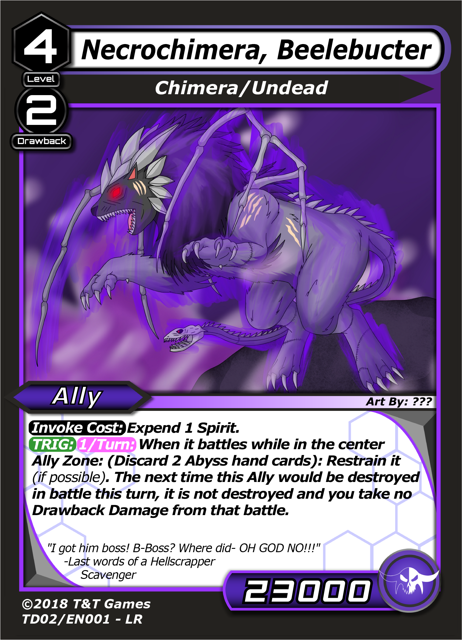 Necrochimera, Beelebucter