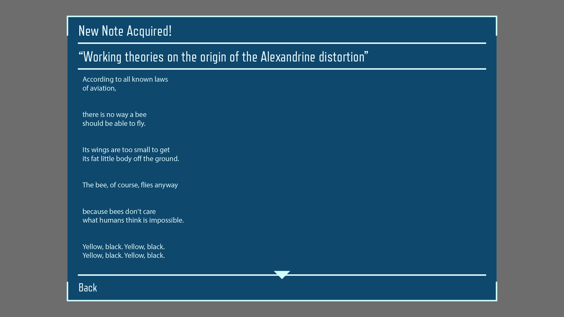 Note Acquired Concept