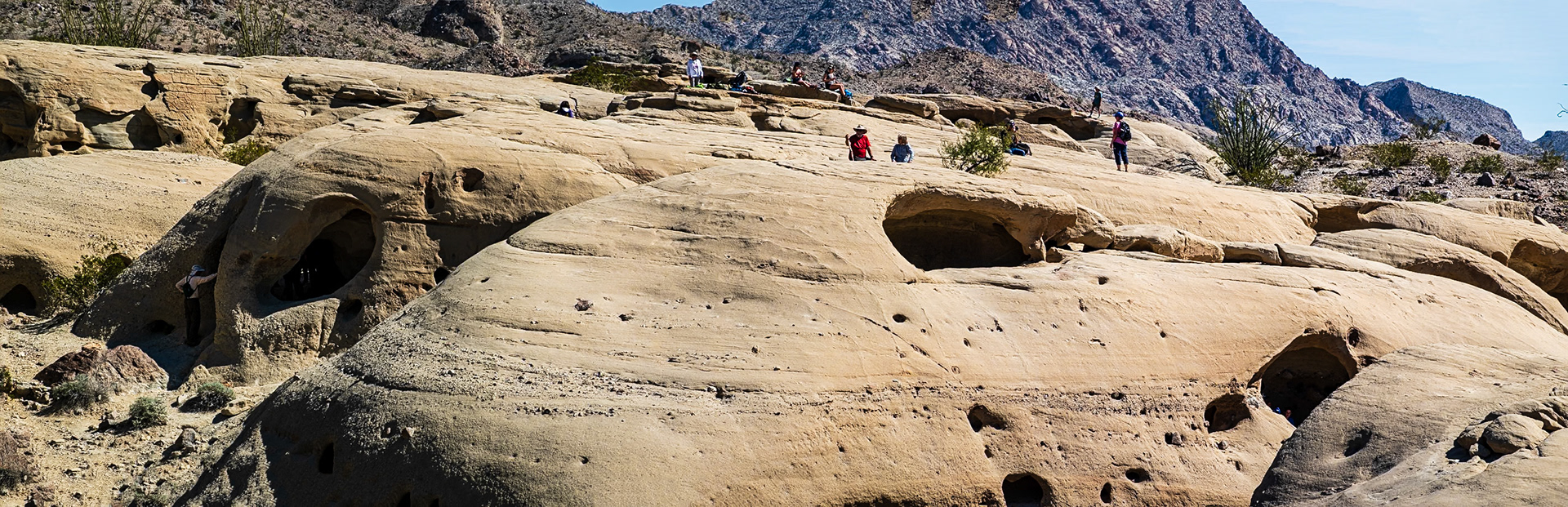 Wind Caves: Near Split Mountain in the Anza-Borrgo Desert.