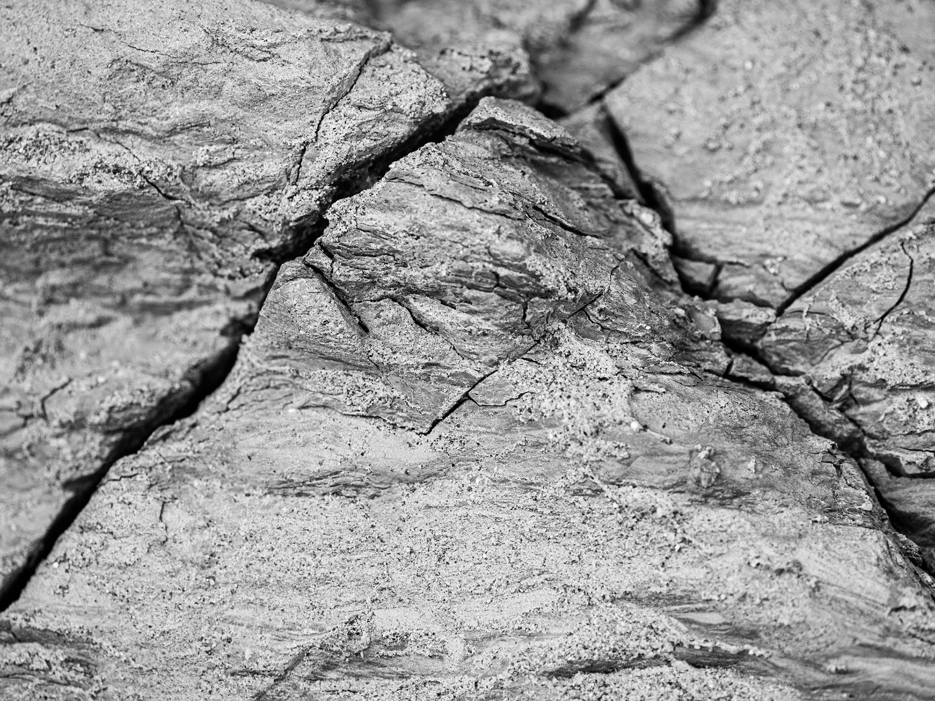 Rock Triangles: In the slot canyon at West Palm Wash, Anza-Borrego Deseert State Park
