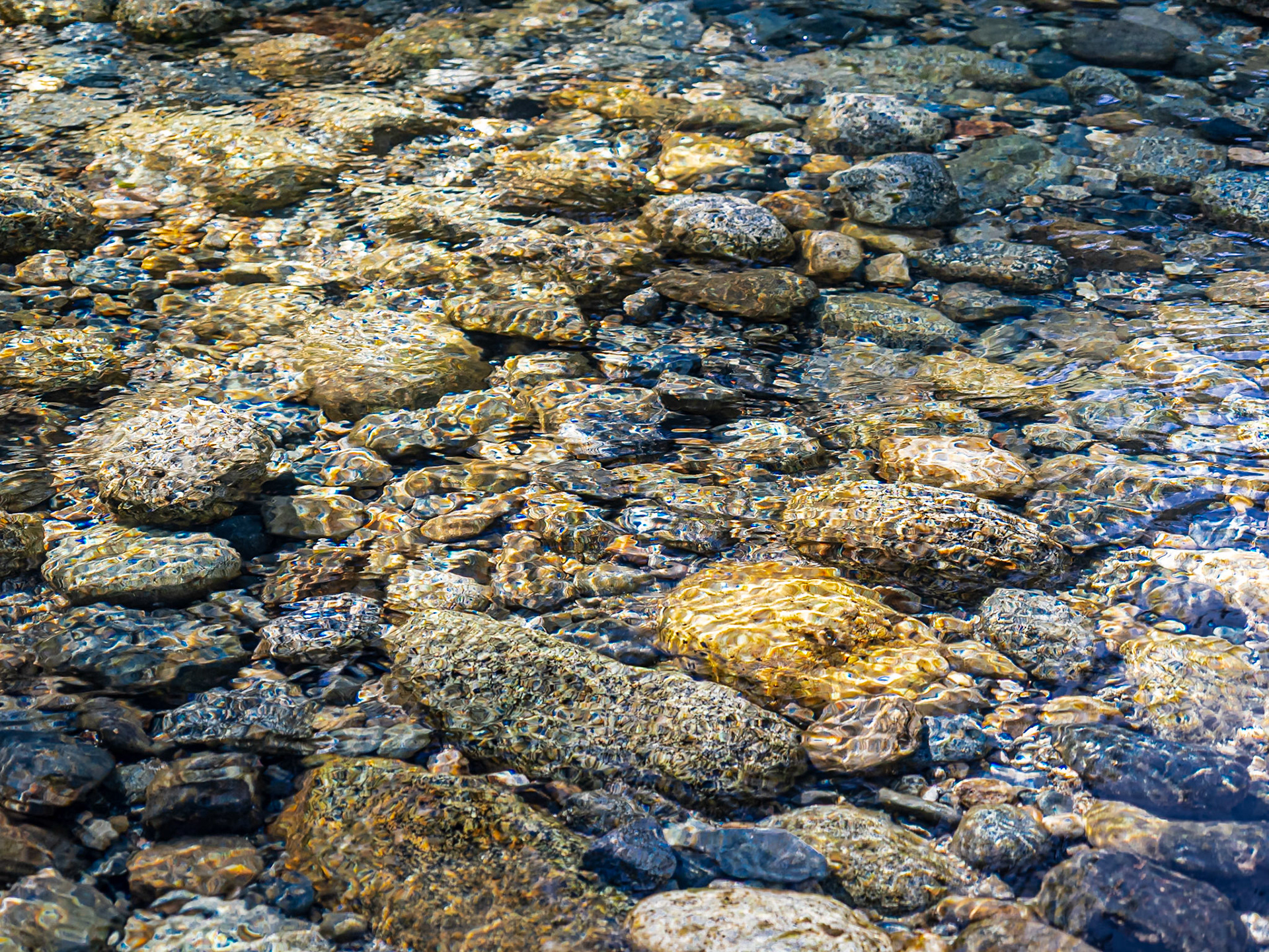 Ripples-n-Rocks: On Icicle Creek, tributary to the Wenatchee River near Leavenworth WA.