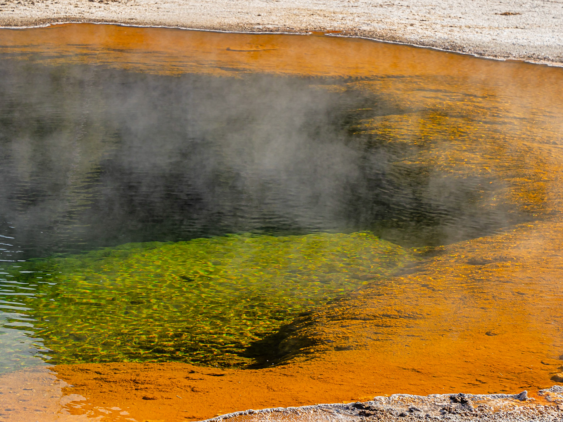 Sapphire Pool: At the Biscuit Basin in Yellowstone National Park
