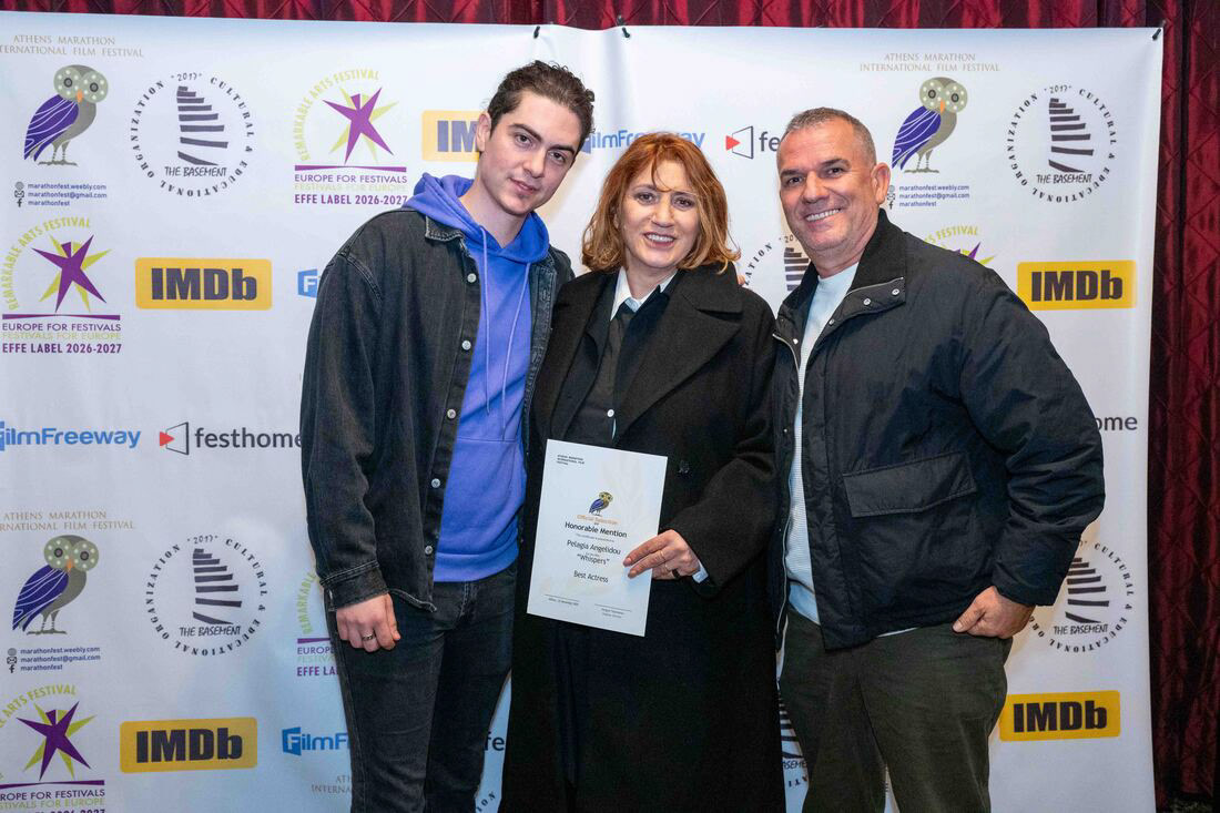 Athens Marathon Insternational Film Festival (with actress Pelagia and music composer Evangelos Tsianos)