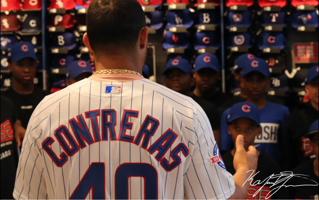 Chicago Cubs All-Star Catcher Willson Contreras. 2019