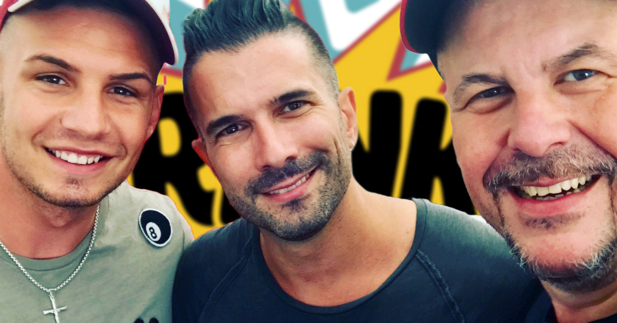 FRANKY trifft Pietro Lombardi und Marc Terenzi.