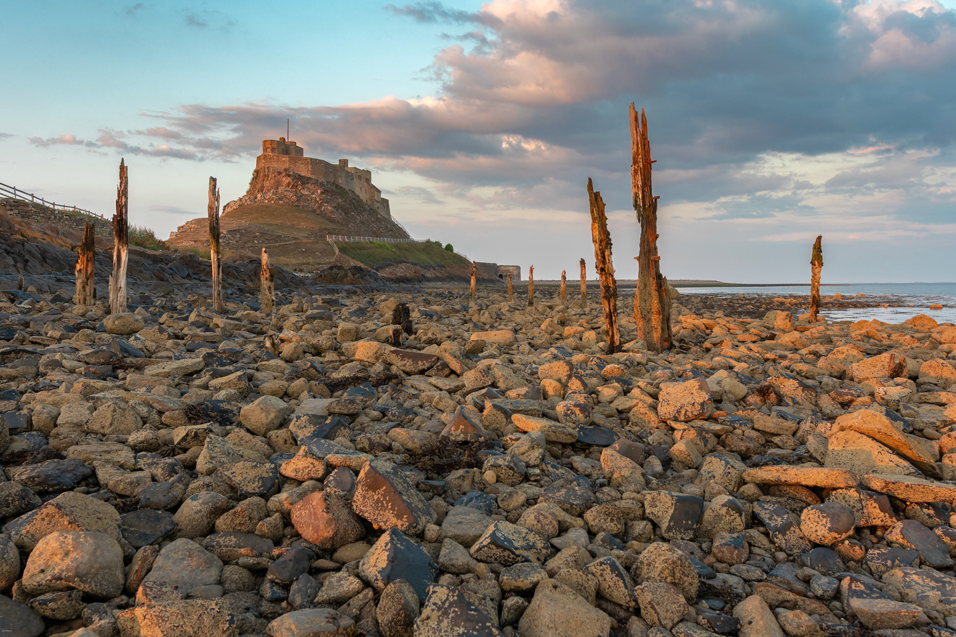 Golden Hour At Lindisfarne Castle