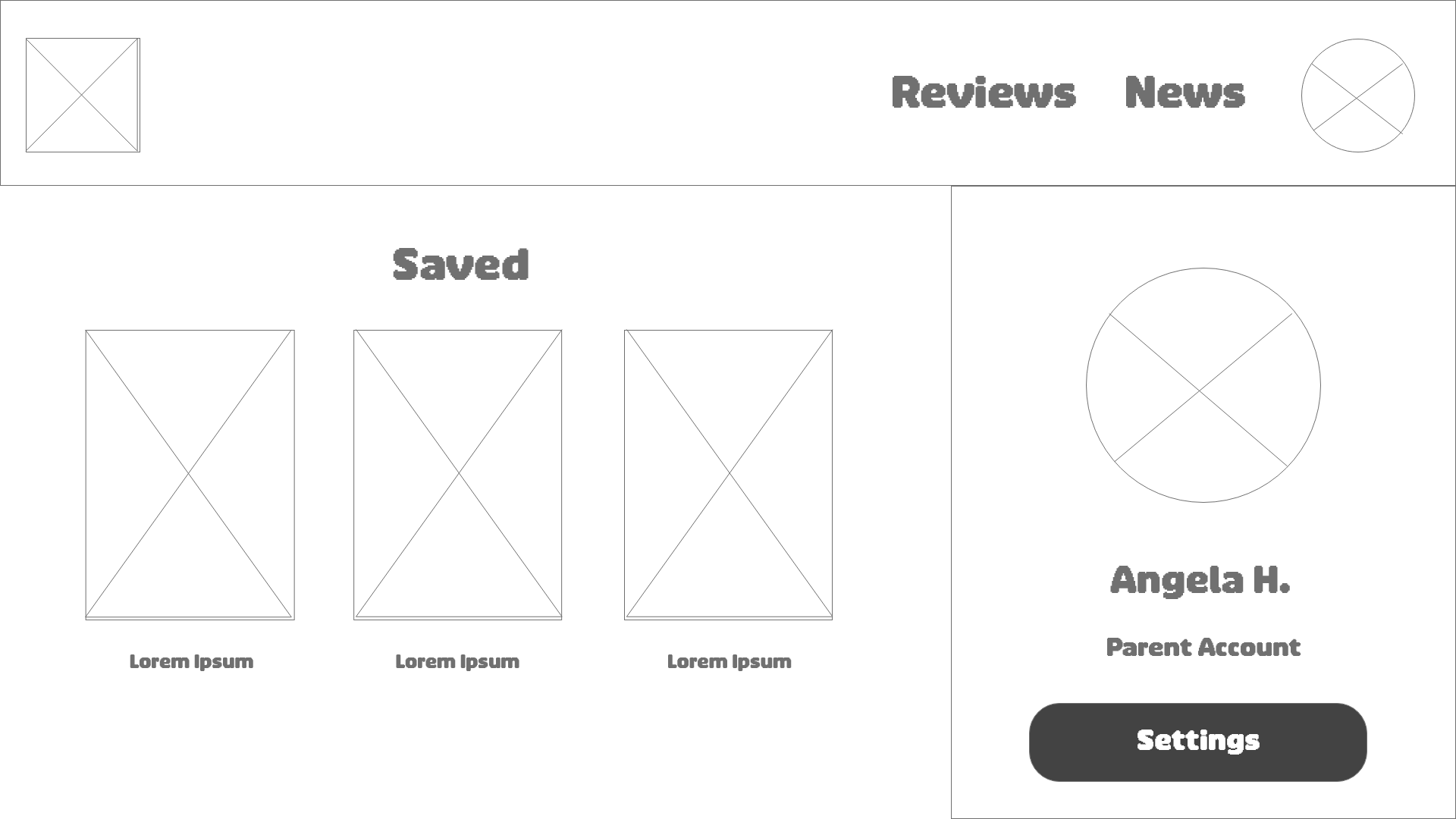Original Profile Page Concept