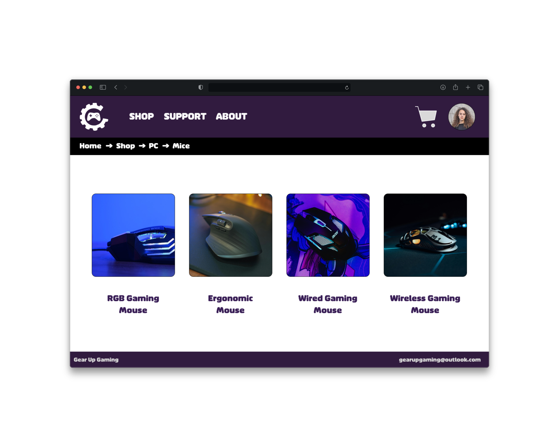 PC Mice Category Mockup