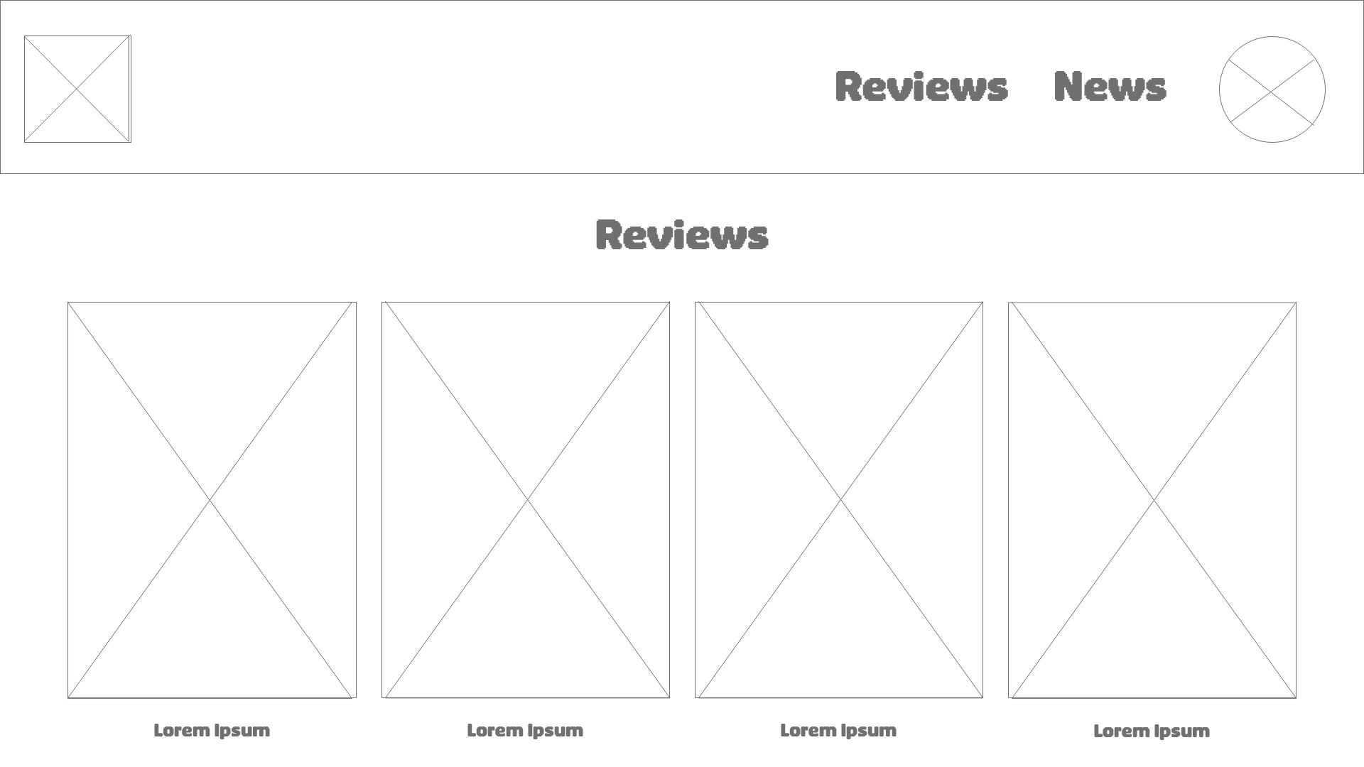 Original Reviews Page Concept