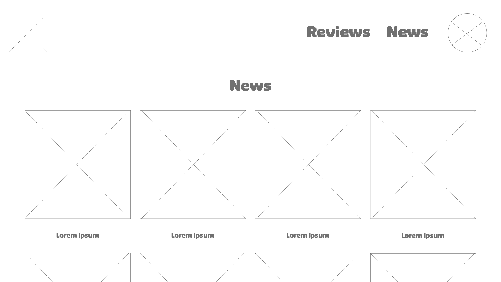 Original News Page Concept