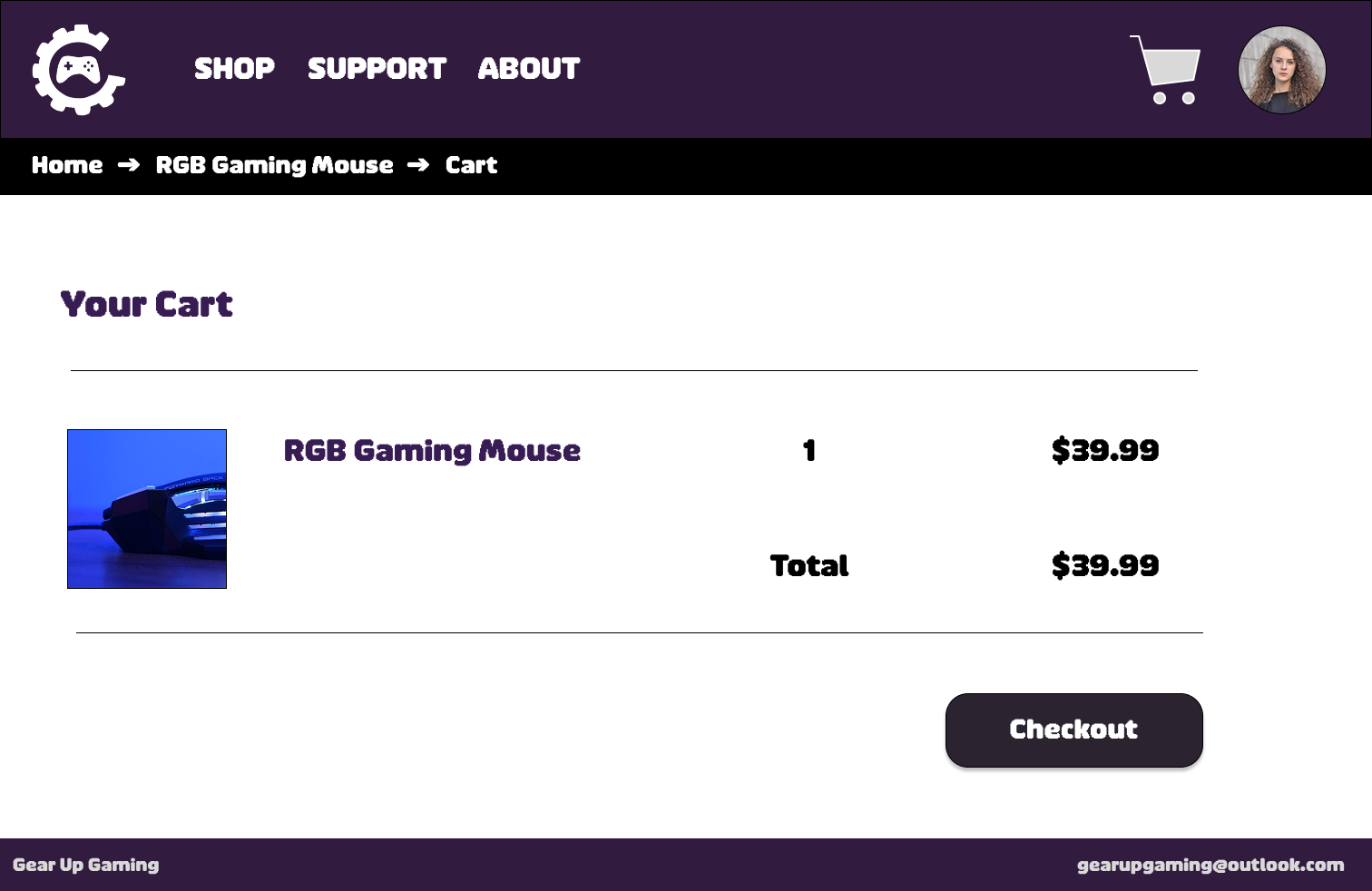 Your Cart Page