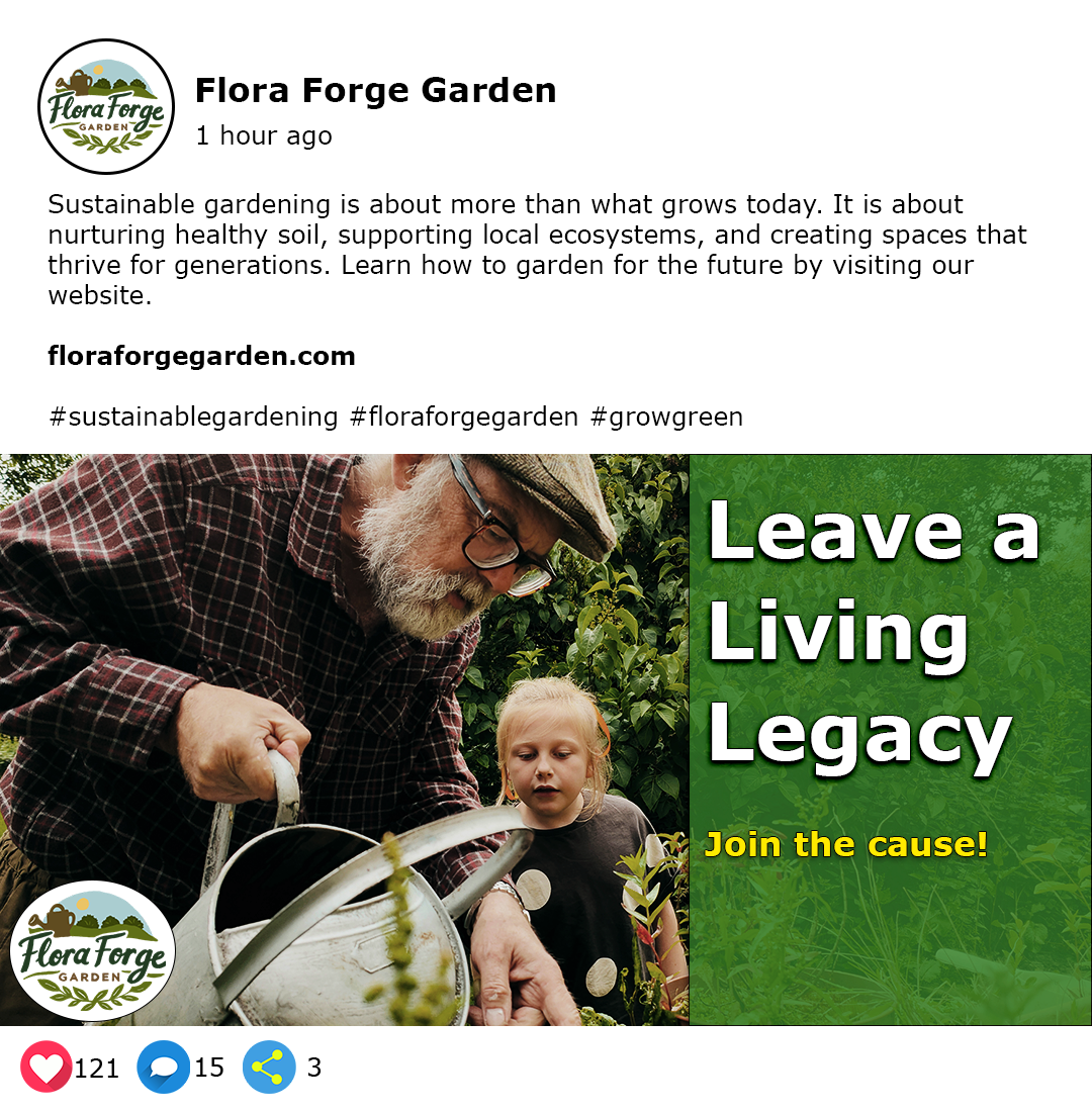 Leave a Living Legacy Social Media Post