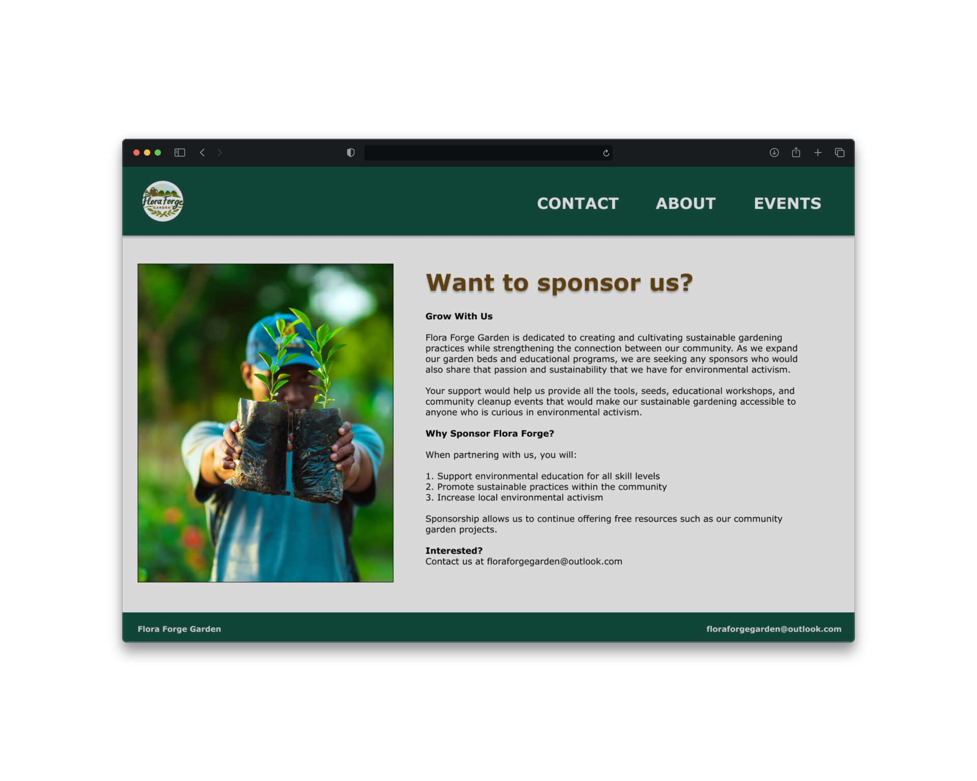Sponsor Page