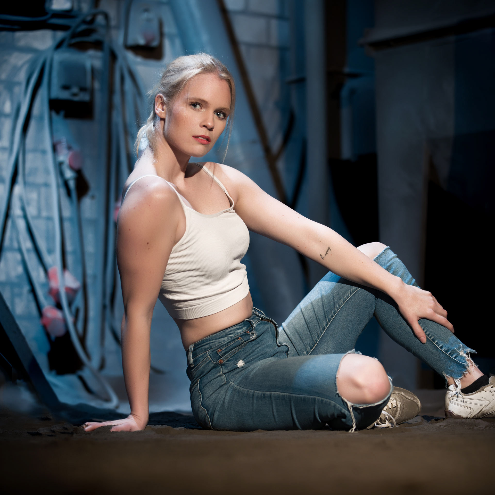 Session in einer alten Fabrik