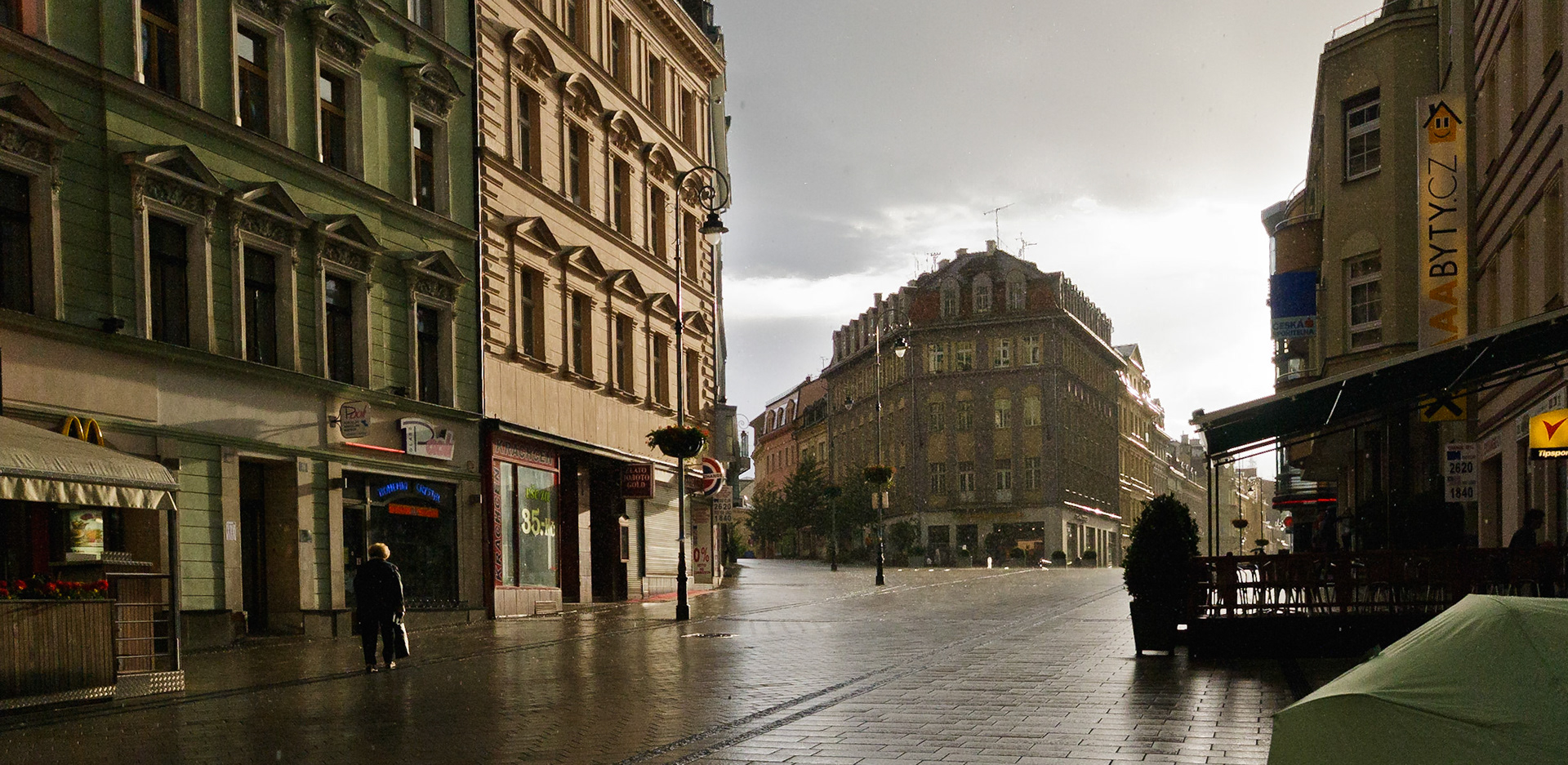 ливень в Карловых Варах