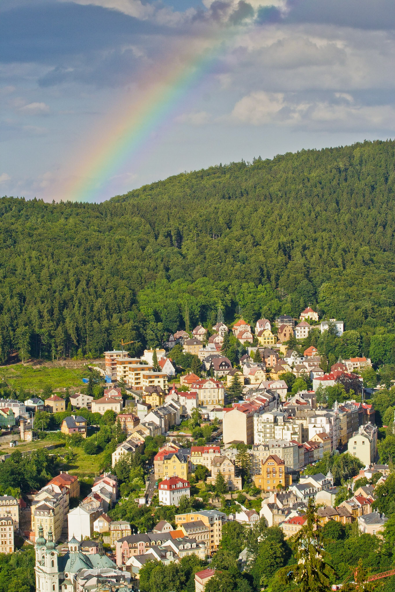 Радуга над Карловы Вары