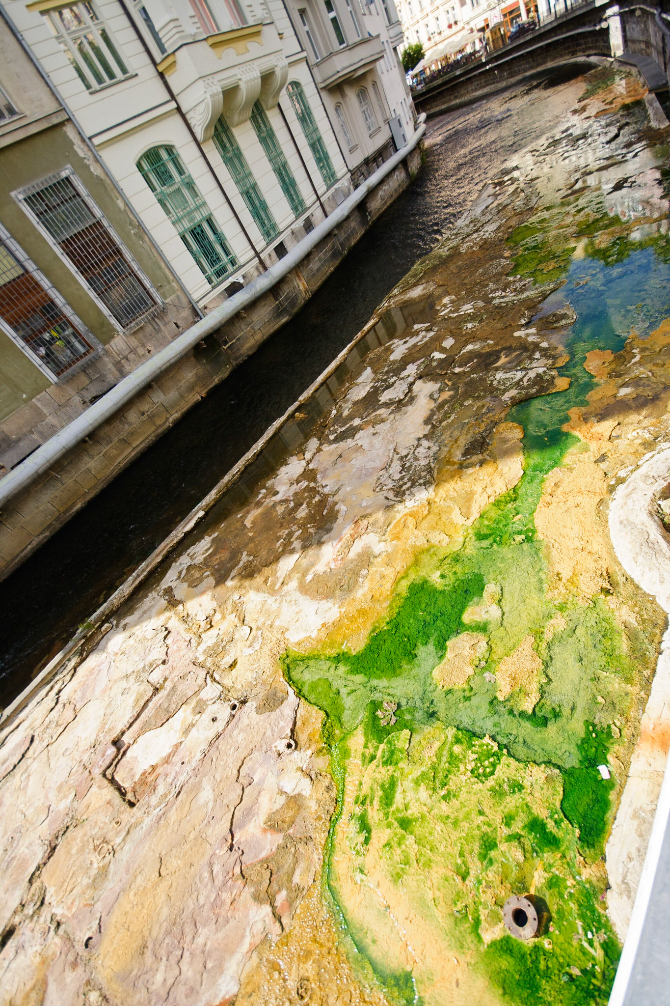 Солевые отложения в реке Тепла