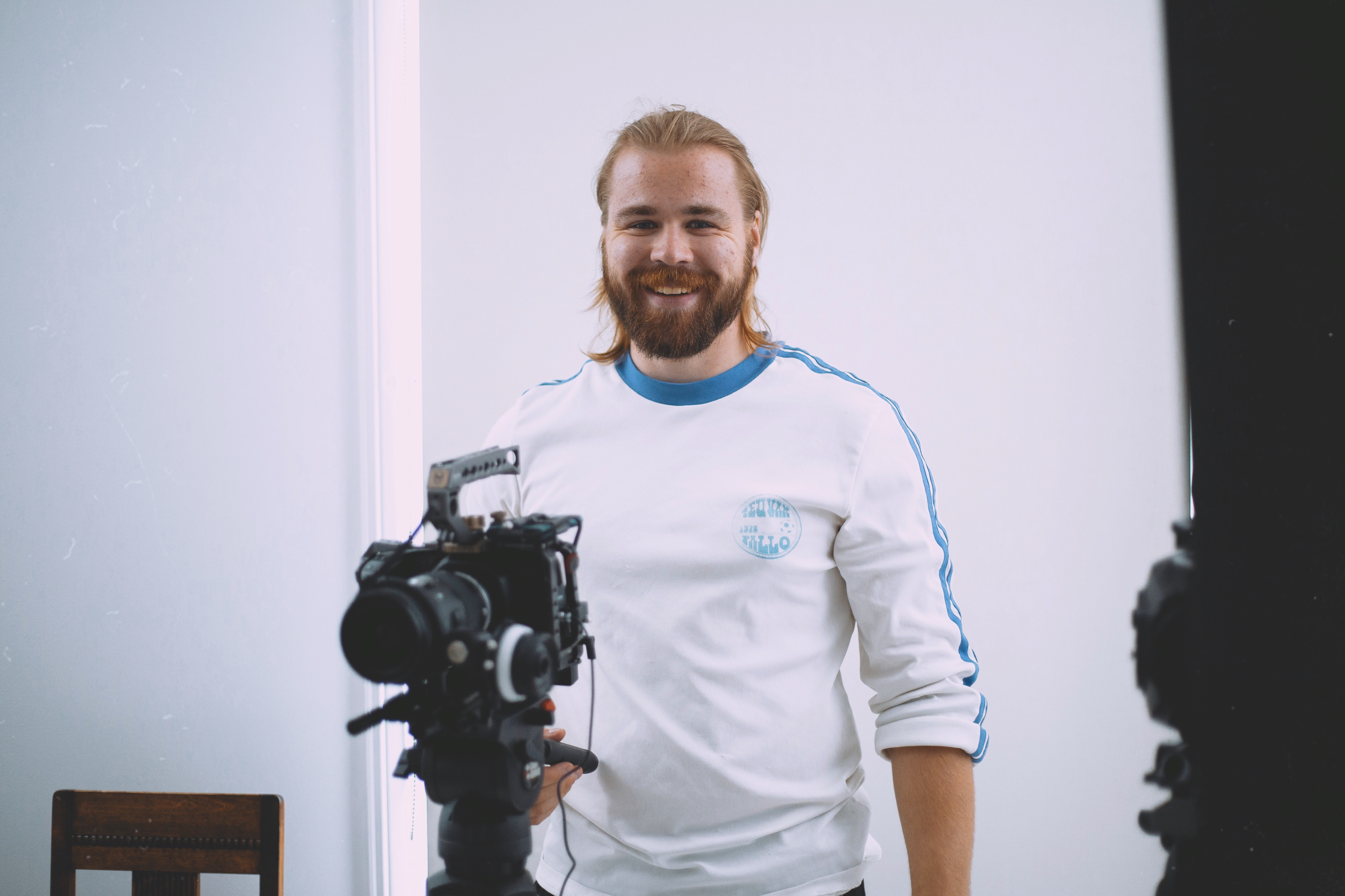 Dokumentin kameramies Rasmus Hasu