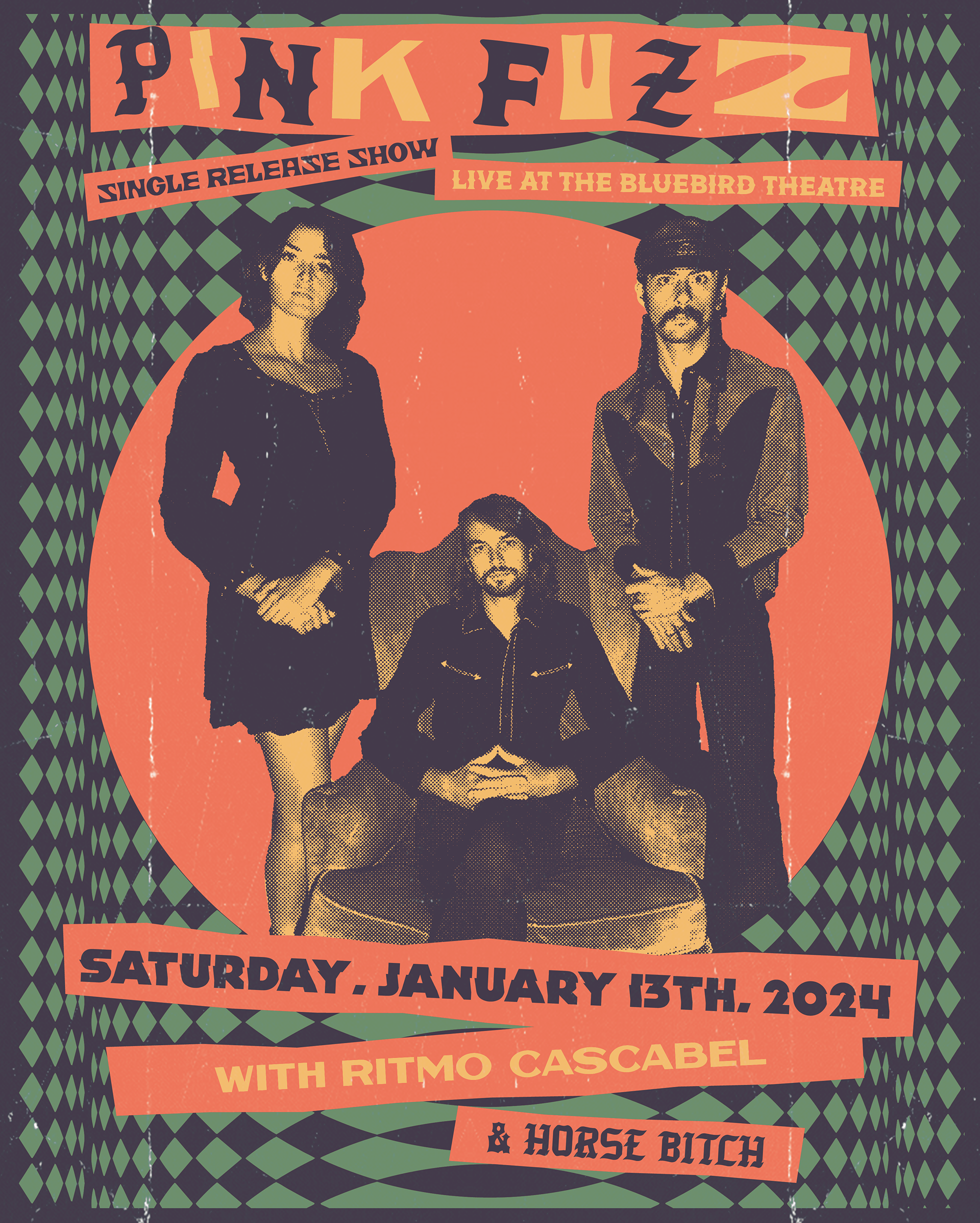 Pink Fuzz Poster, 2024.