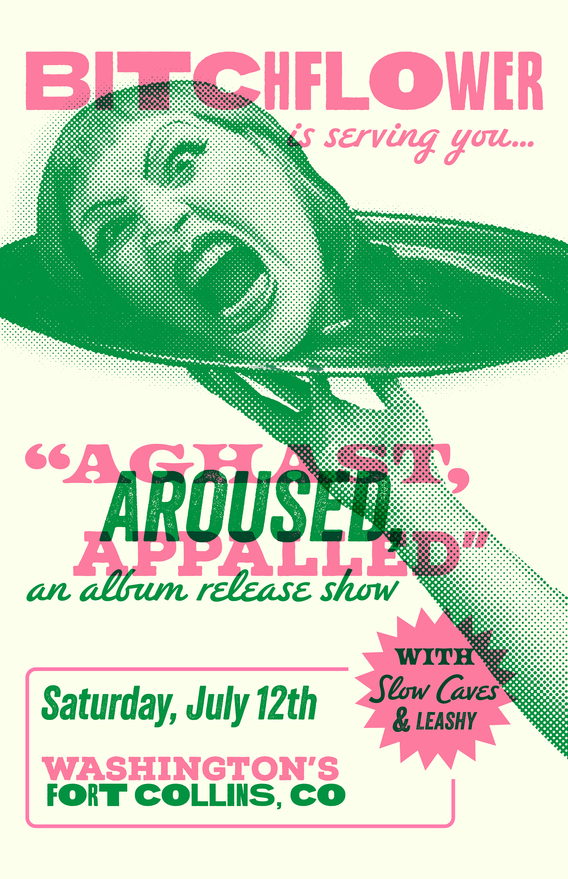 Bitchflower Show Poster, 2025.