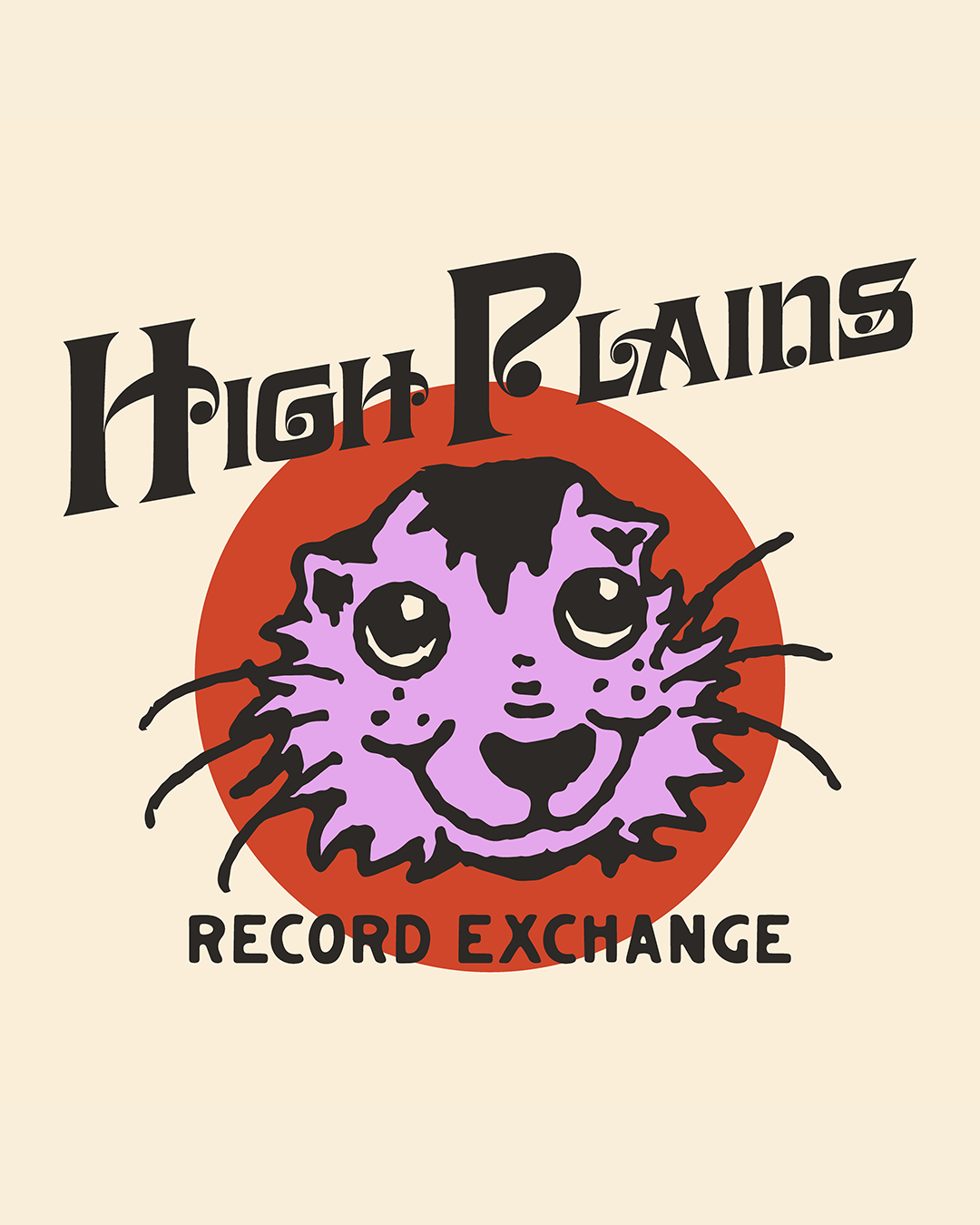 High Plains Record Exchange Merch Design, 2026.