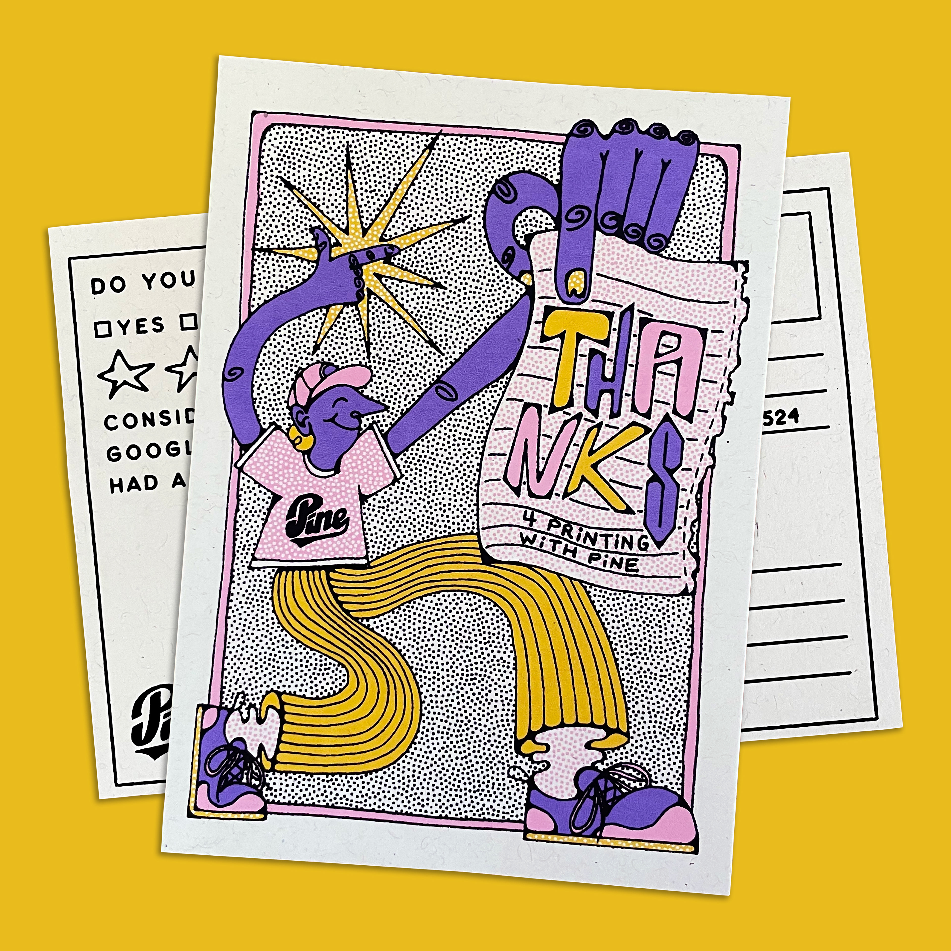 Pine Printshop Postcard, 2024.