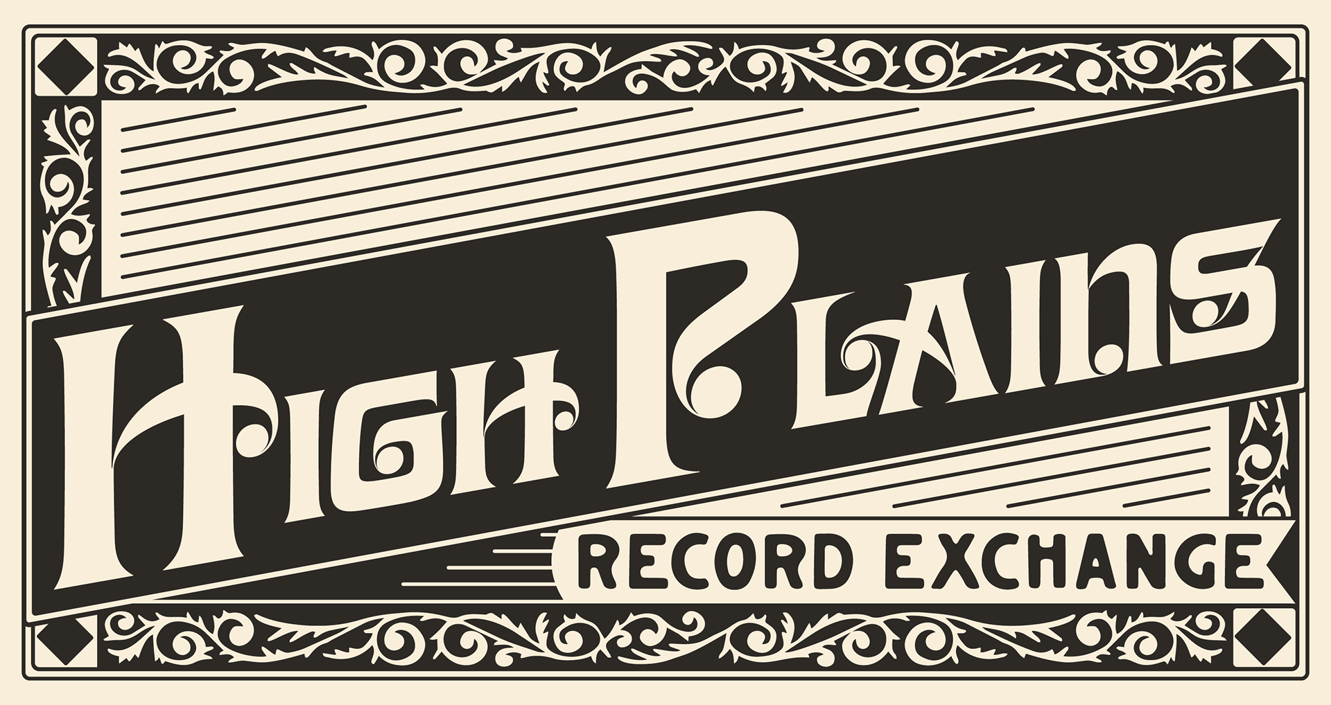 High Plains Record Exchange Wordmark, 2026.