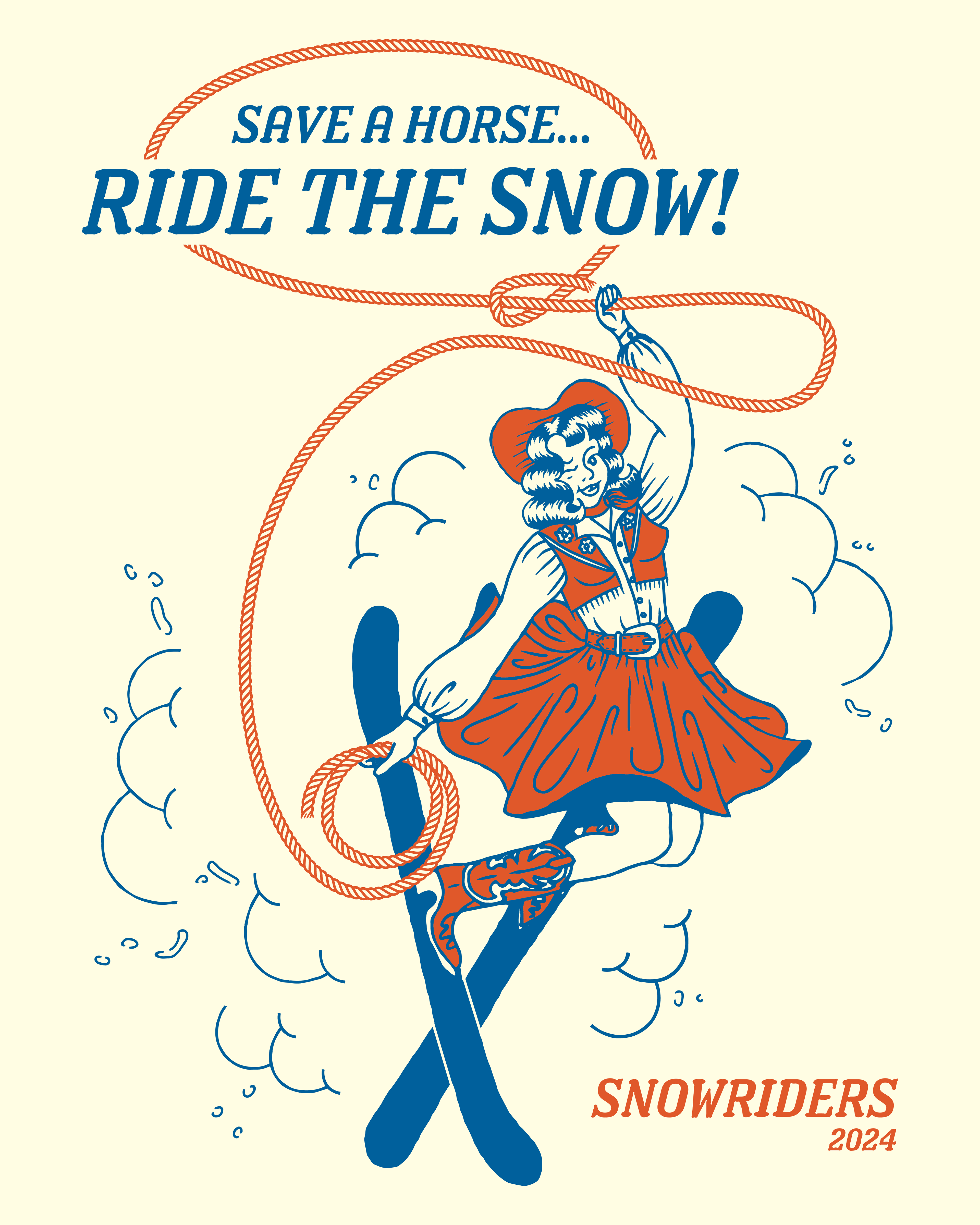 Snowriders Merch (T-Shirt), 2024.