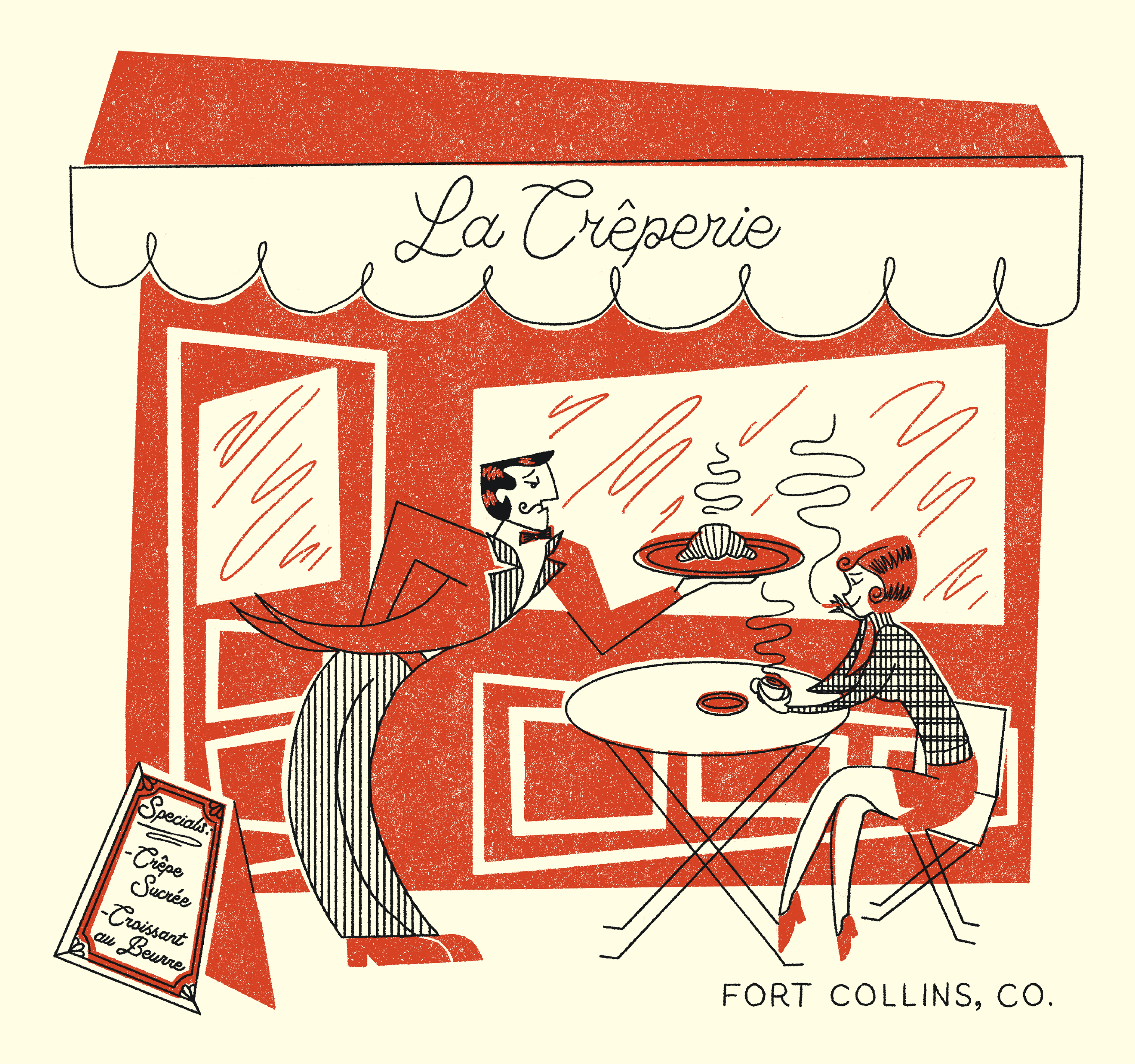 La Creperie Merch (T-Shirt), 2024.