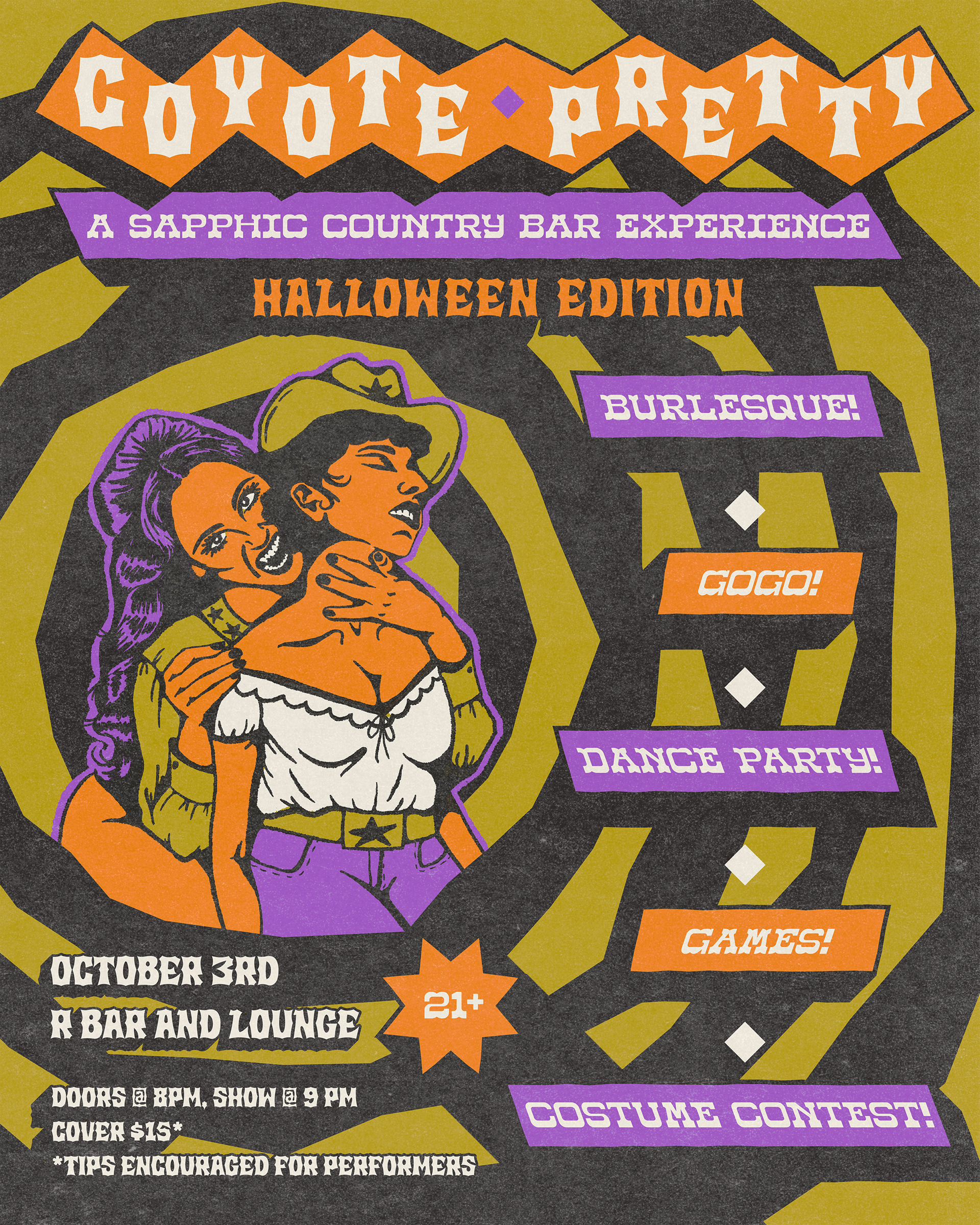 Coyote Pretty Poster, 2025.