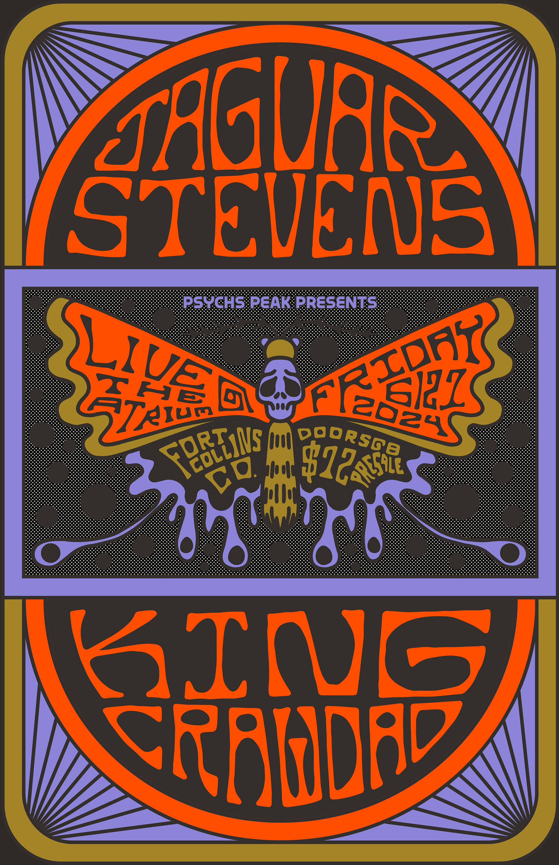 Jaguar Stevens Show Poster, 2024.