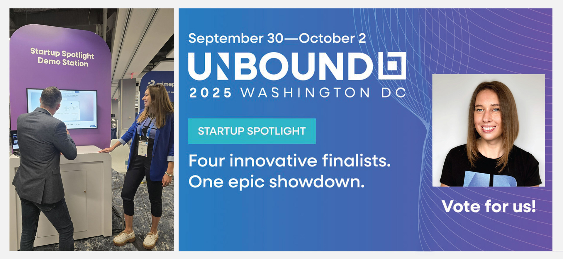 “Startup Spotlight Pitch”, Bluebeam Unbound 2025 Annual Conference, DC, USA, 1,000+ attendees, October 2, 2025