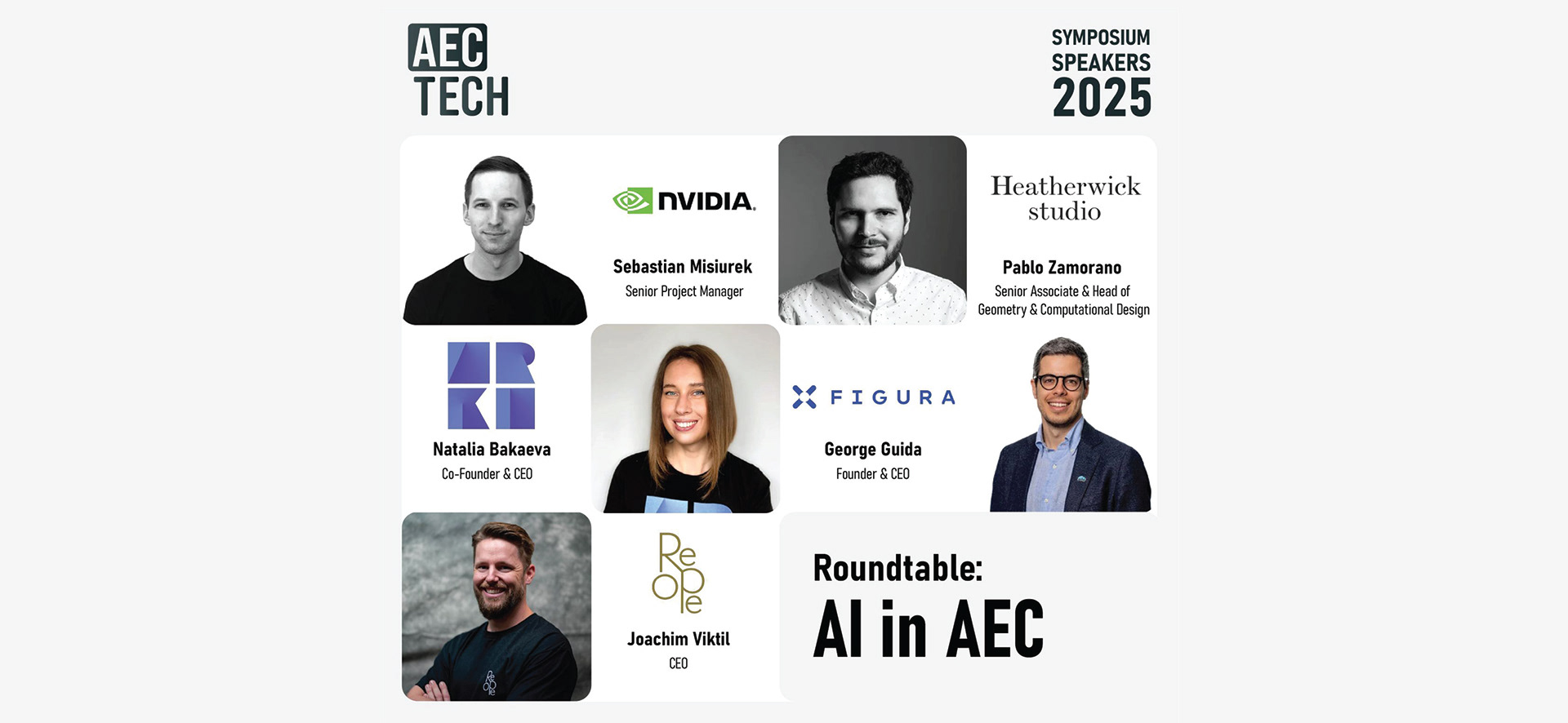 “AI in AEC Roundtable”, AECtech NY 2025 Symposium by CORE Studio at Thornton Tomasetti, New York, USA, 300+ attendees, November 2025